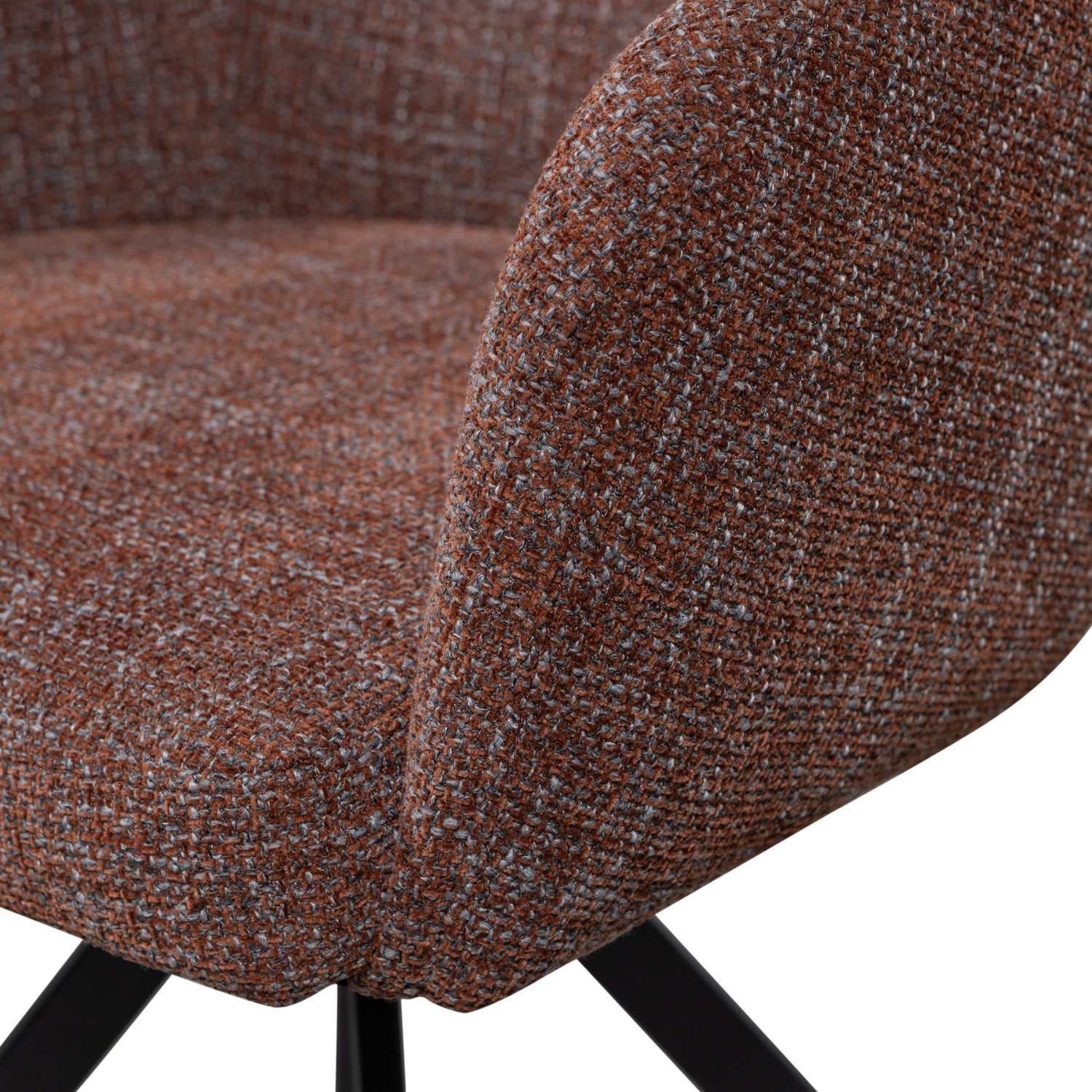 Fenne brown swivel chair