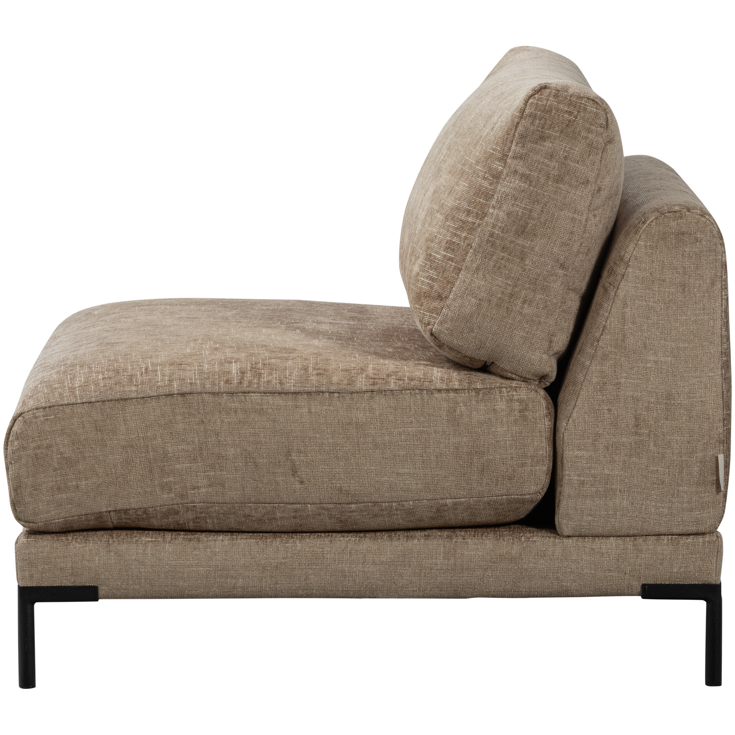 Couple Armchair / Module in Brown Mélange