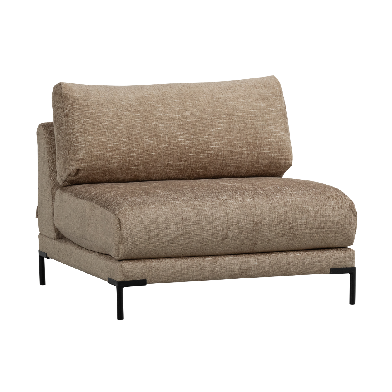 Couple Armchair / Module in Brown Mélange