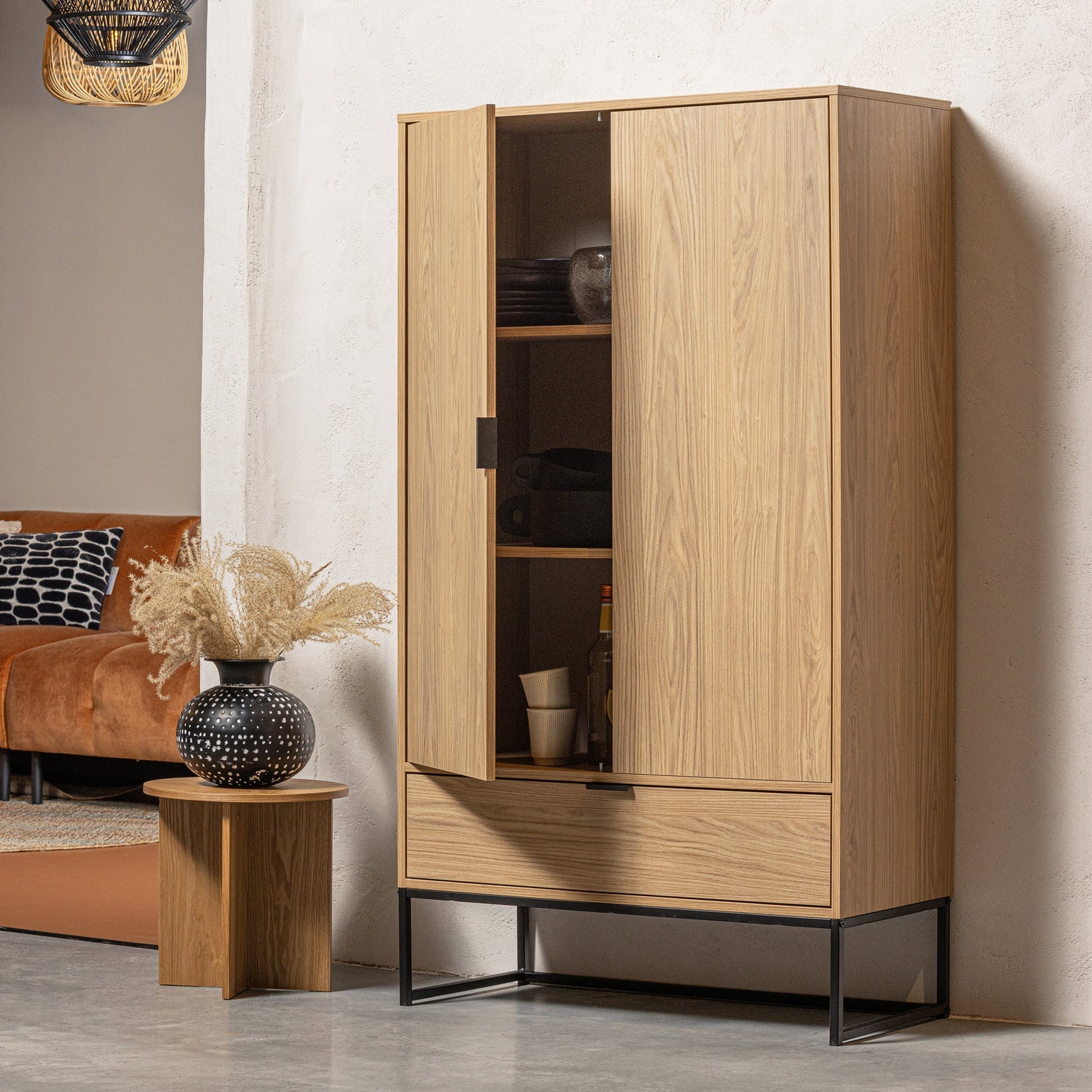 Dvojdverová skriňa SILAS melamín