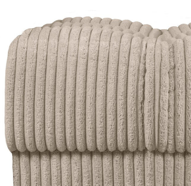 Puf DRUHÉ DÁTUM béžový zamat