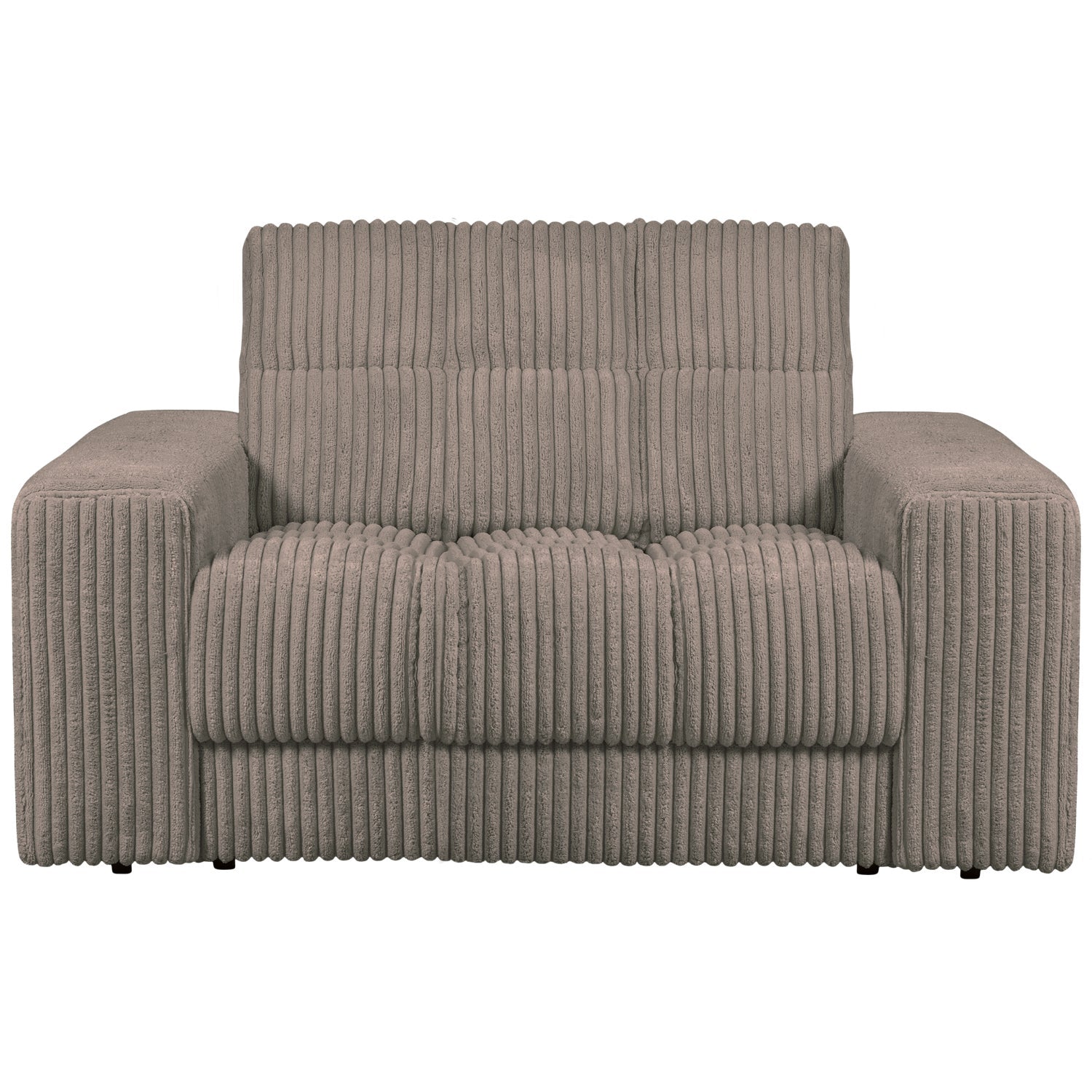 Sofa loveseat DRUHÉ DÁTUM hnedý zamat
