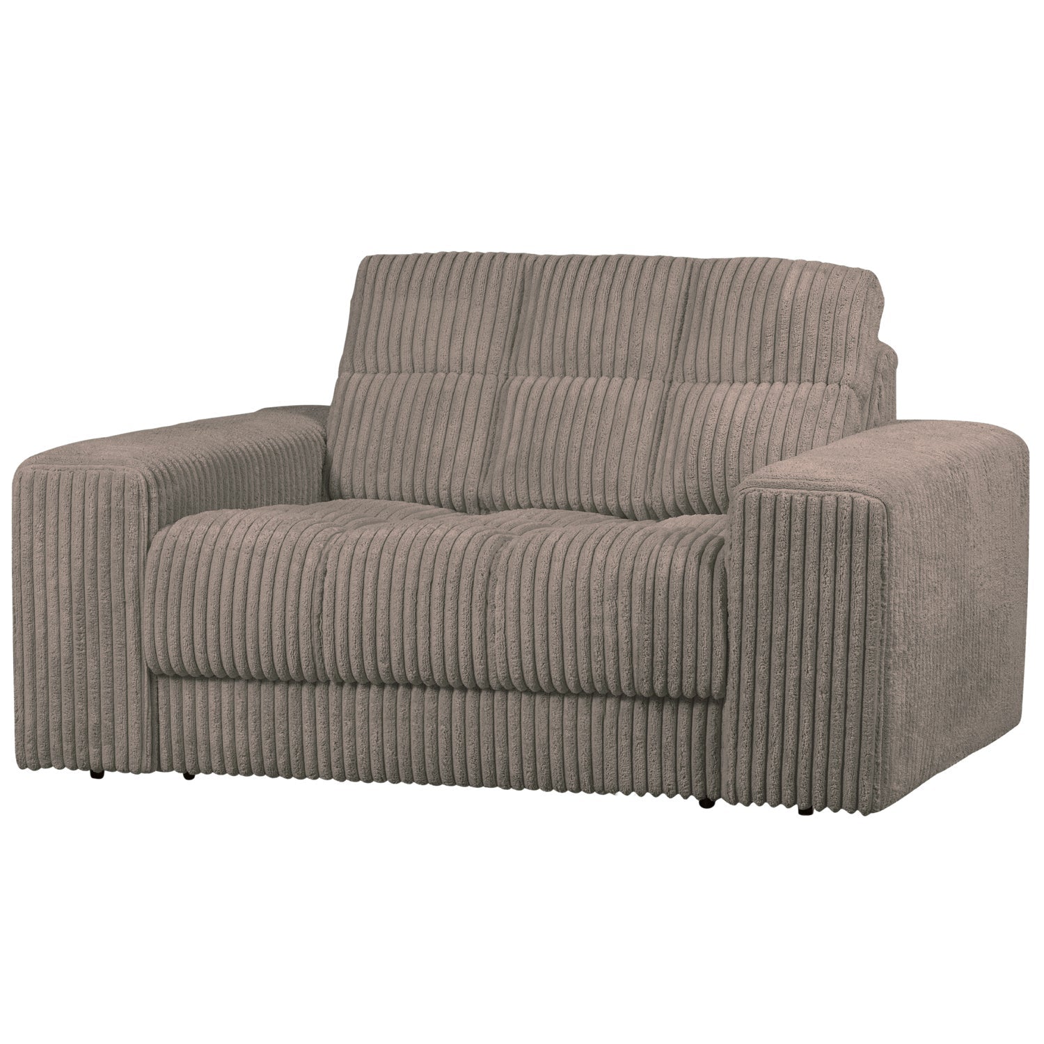 Sofa loveseat DRUHÉ DÁTUM hnedý zamat