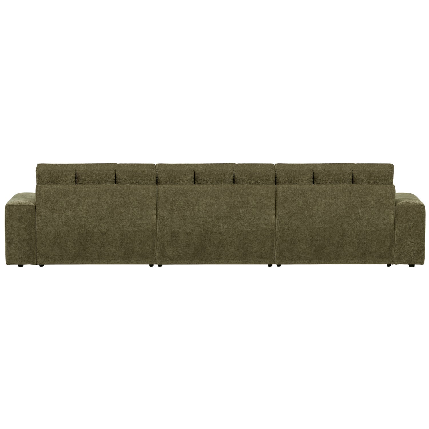 Left-sided corner sofa SECOND DATE green