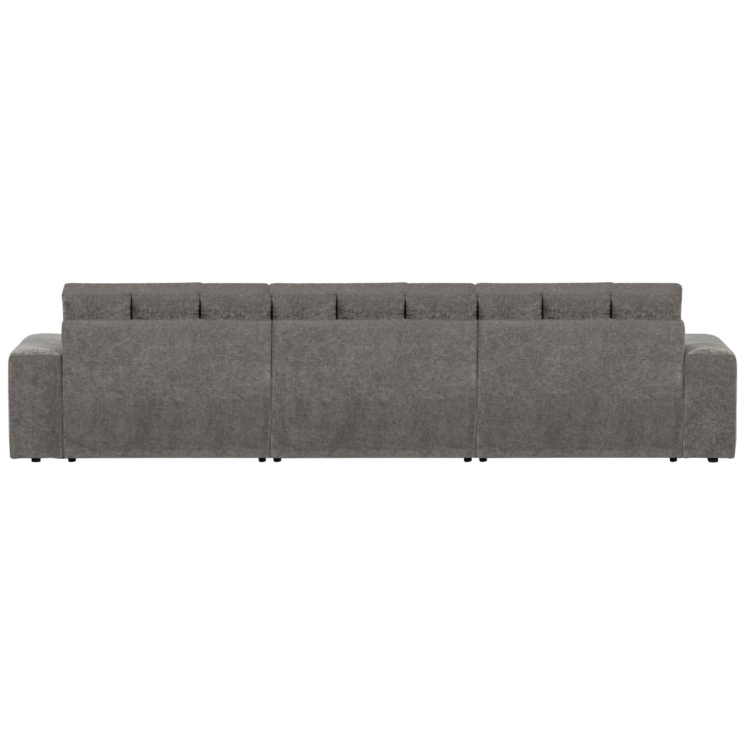 Left-sided corner sofa SECOND DATE mouse gray