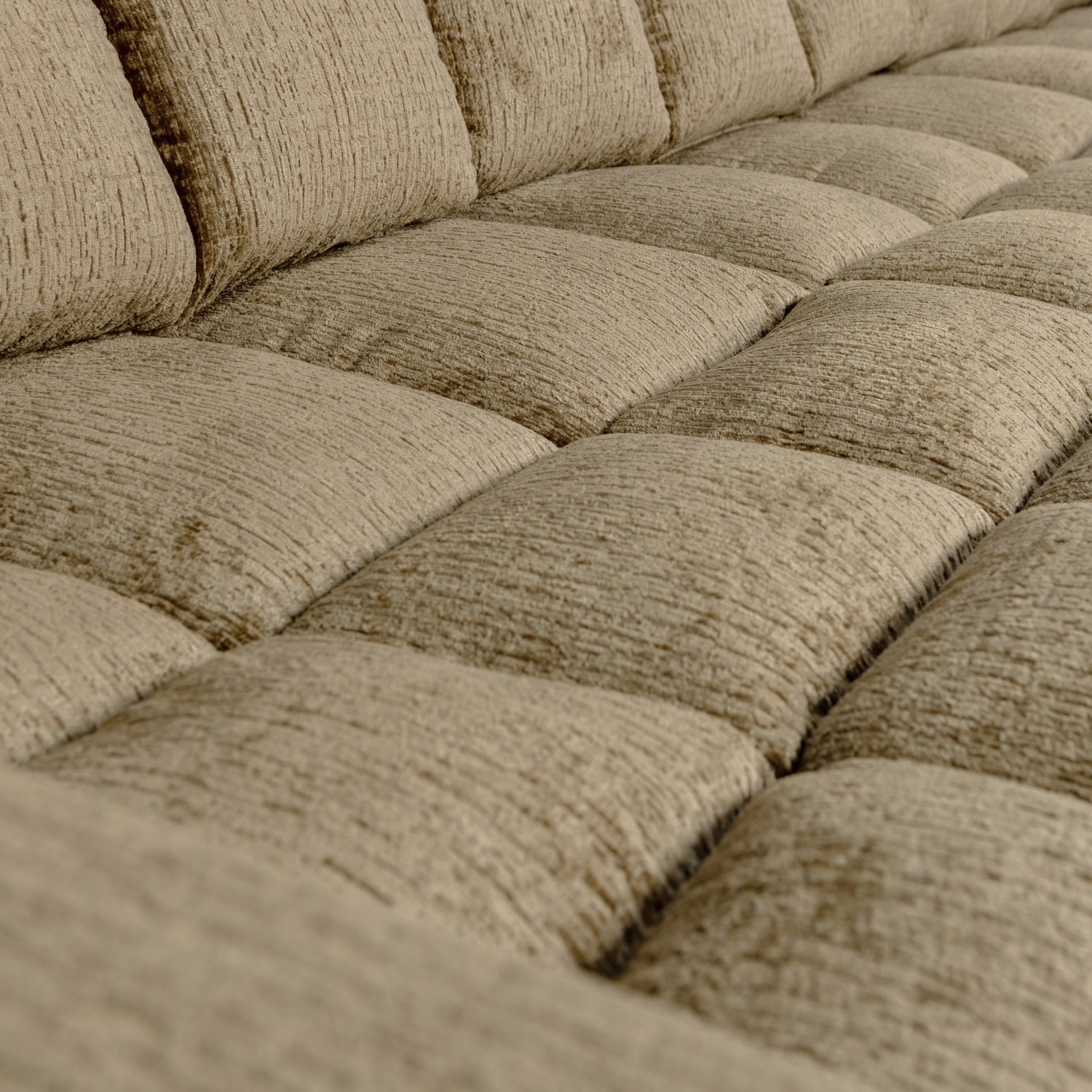 Right-sided Corner Sofa SECOND DATE - WHEATFIELD velvet