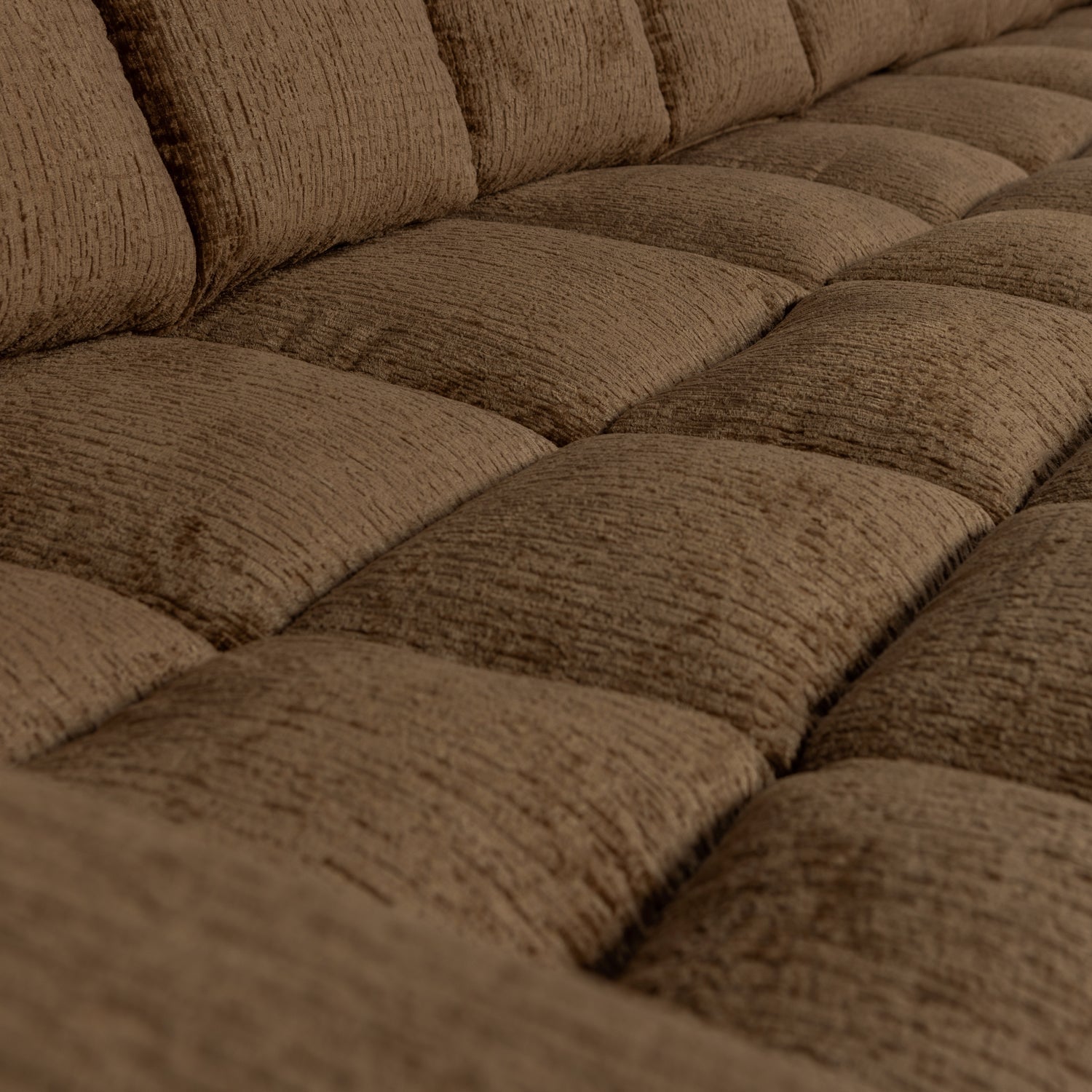 Right-sided Corner Sofa SECOND DATE - BRASS velvet
