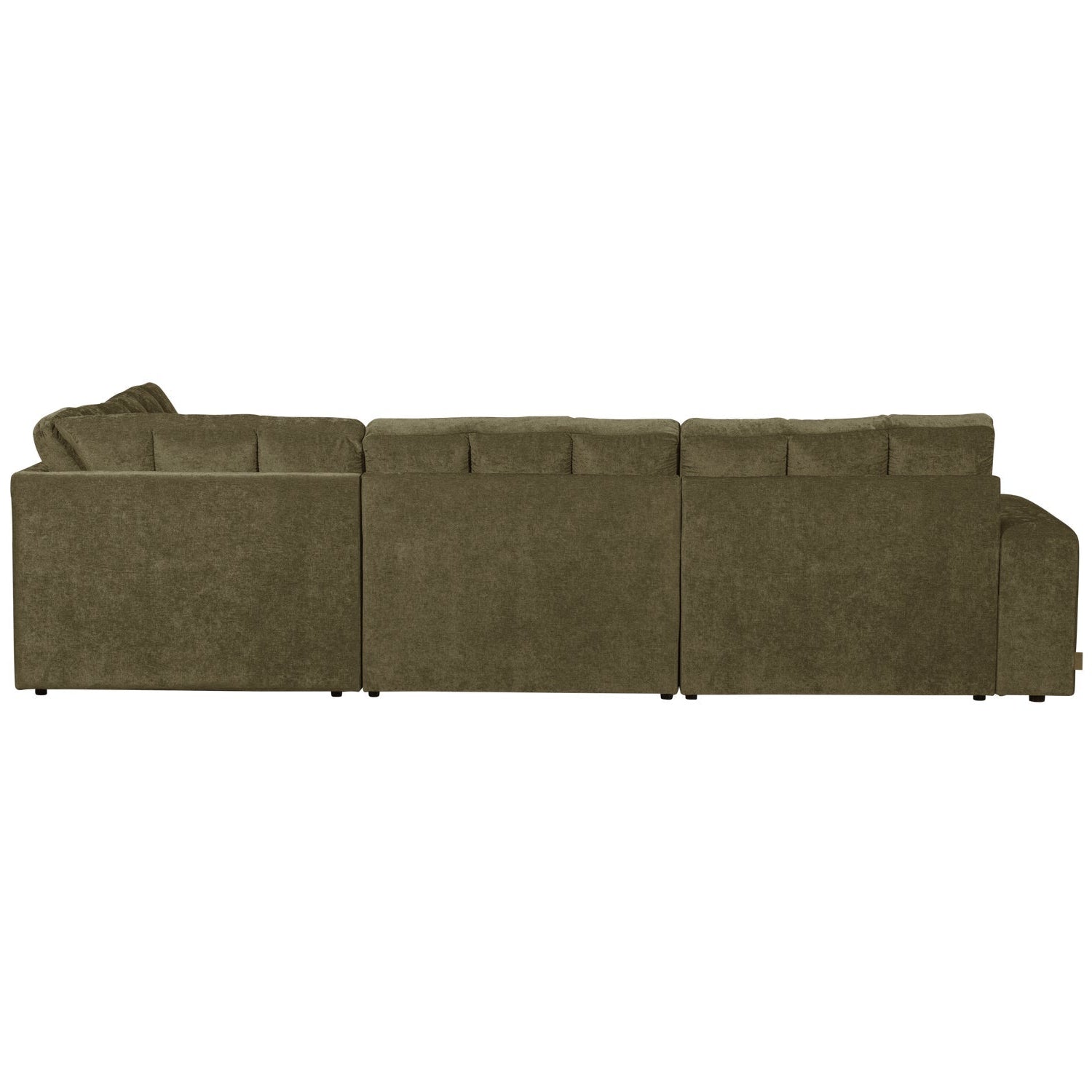 Right-facing corner sofa SECOND DATE green