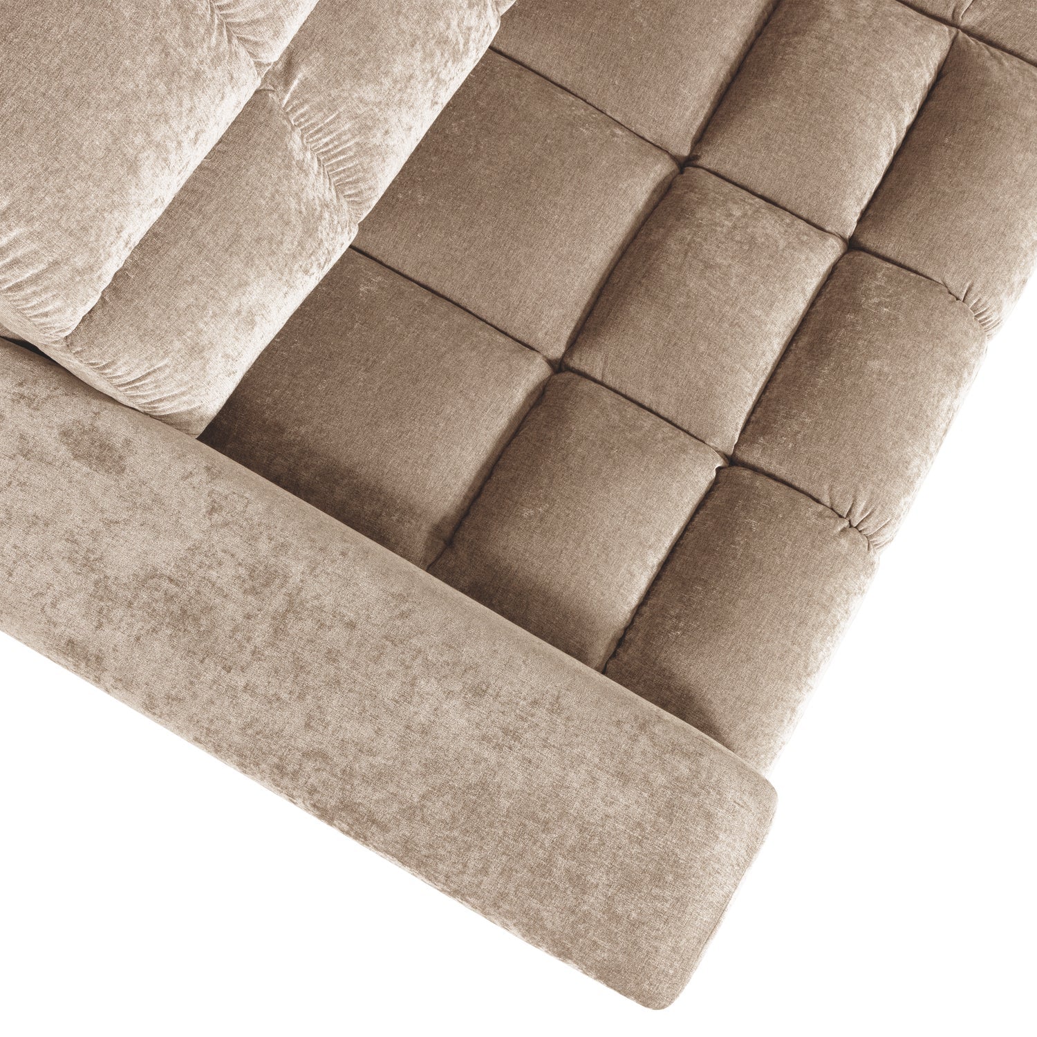 Right-facing corner sofa SECOND DATE beige