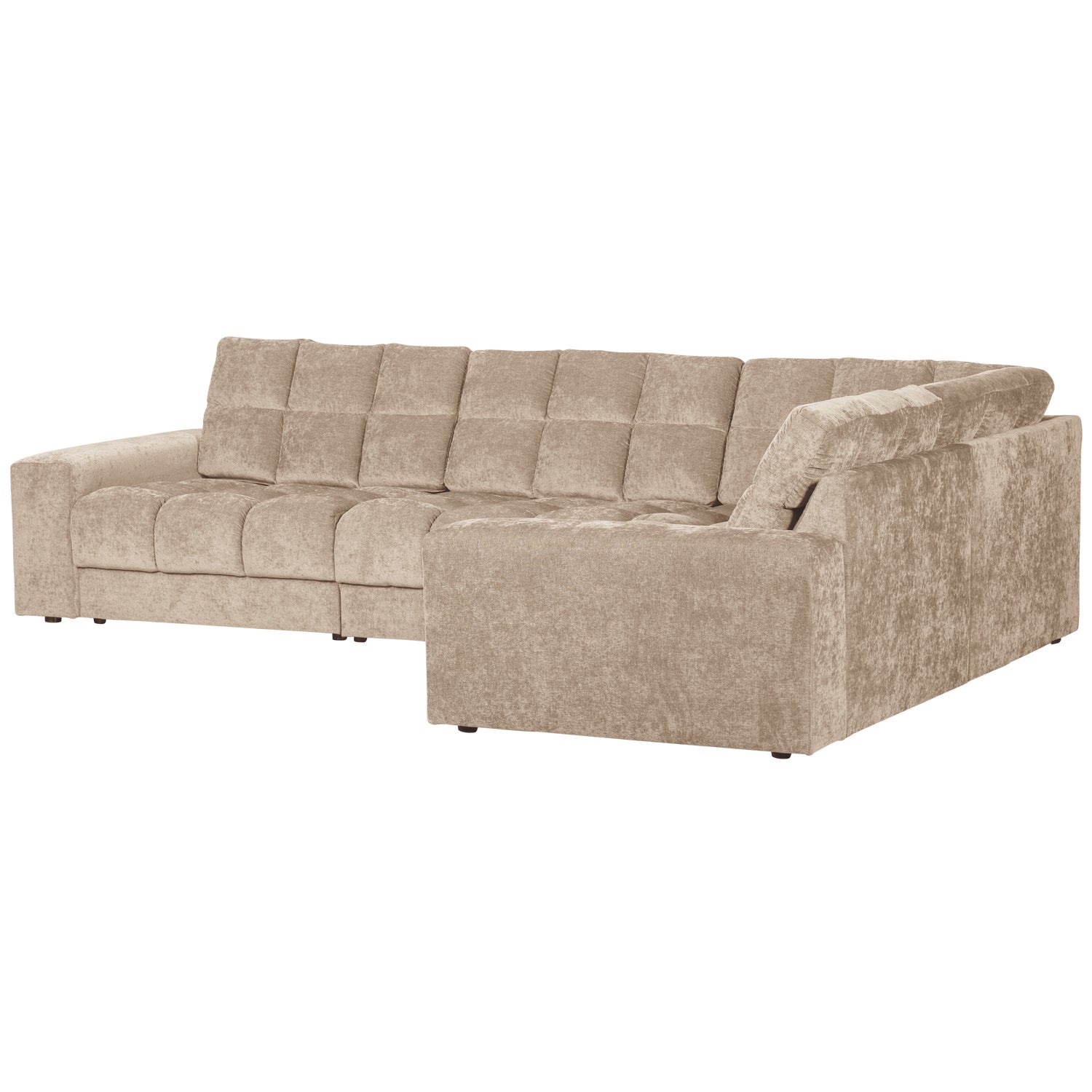Right-facing corner sofa SECOND DATE beige