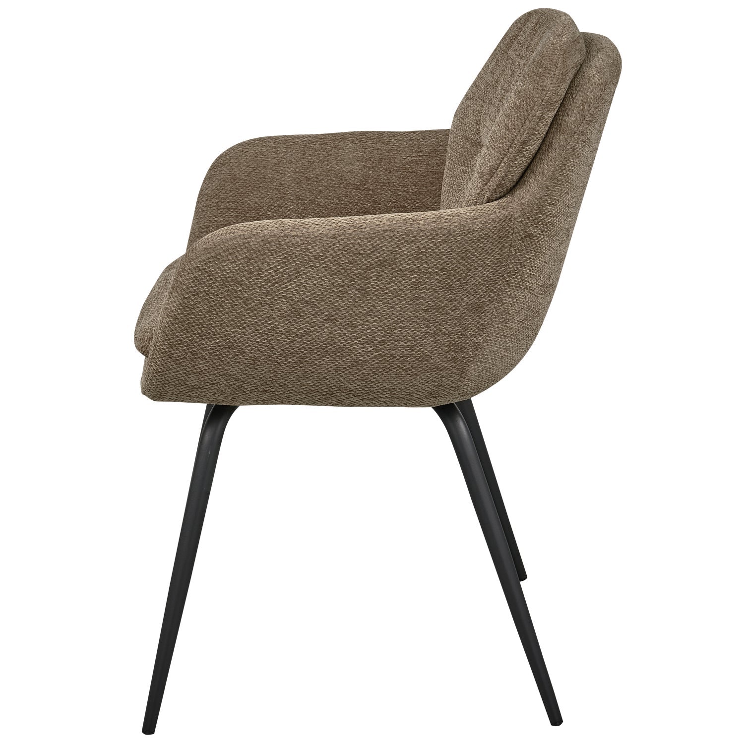 RUNA Chair dark sandy chenille
