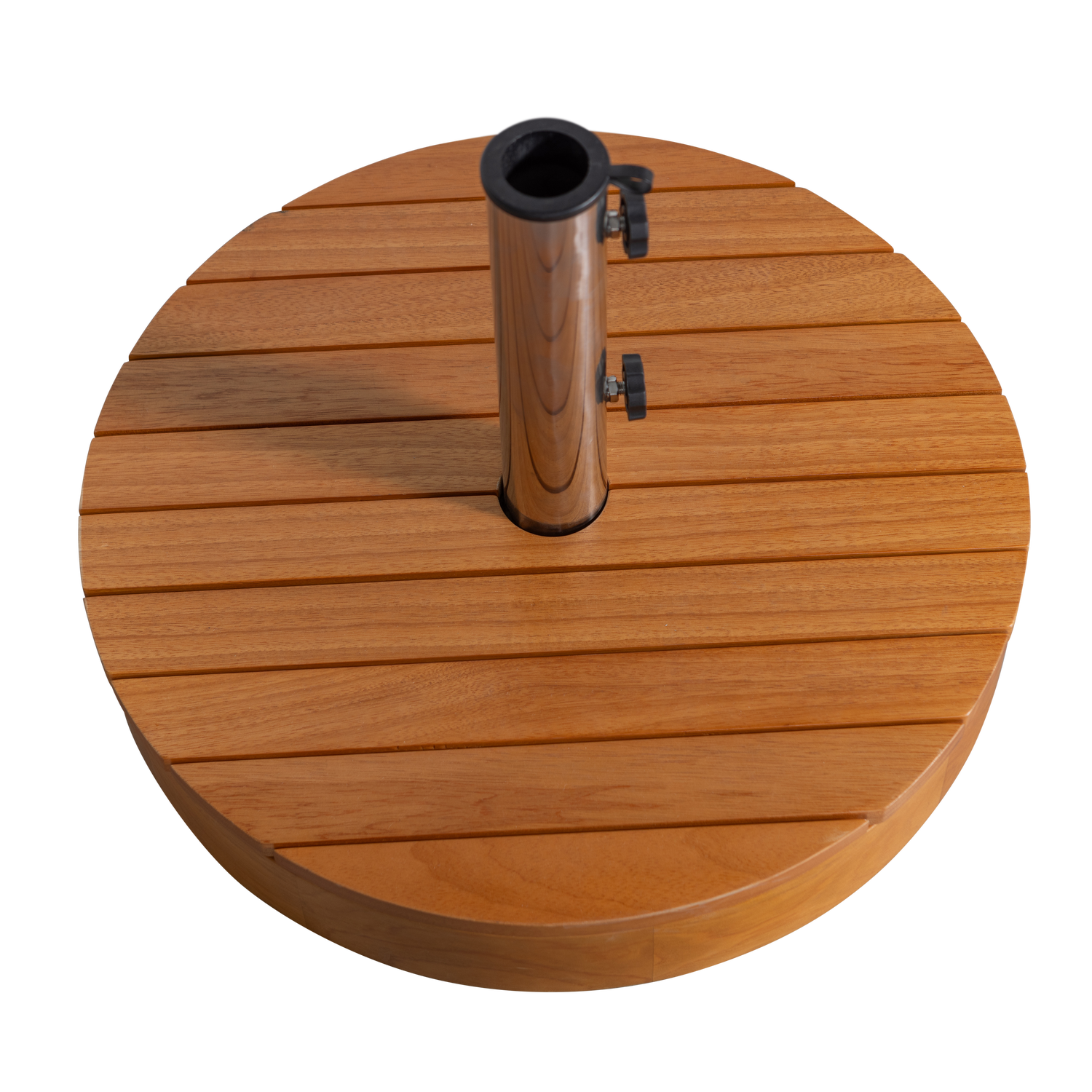 MONICA green garden parasol with beige base