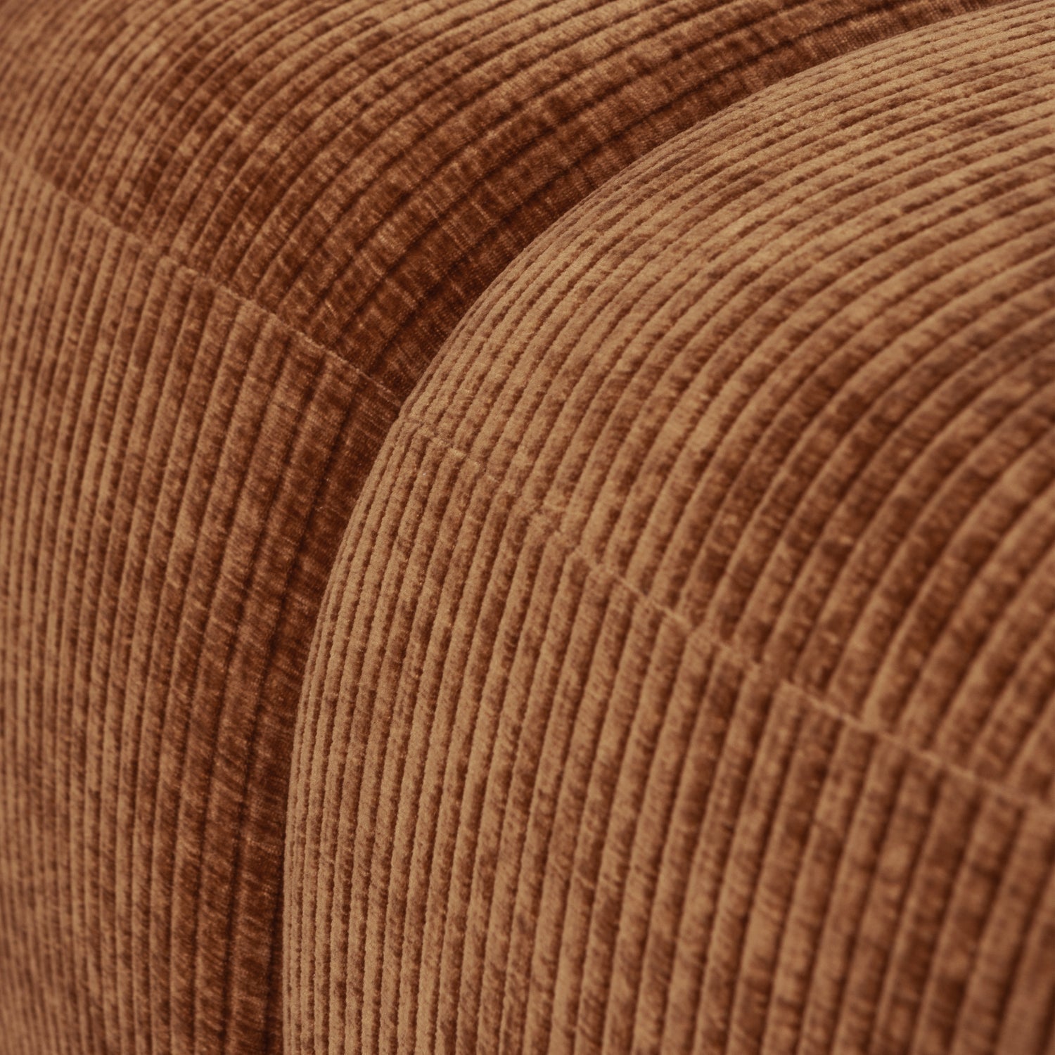 MOJO Puff Rusty Brown Corduroy