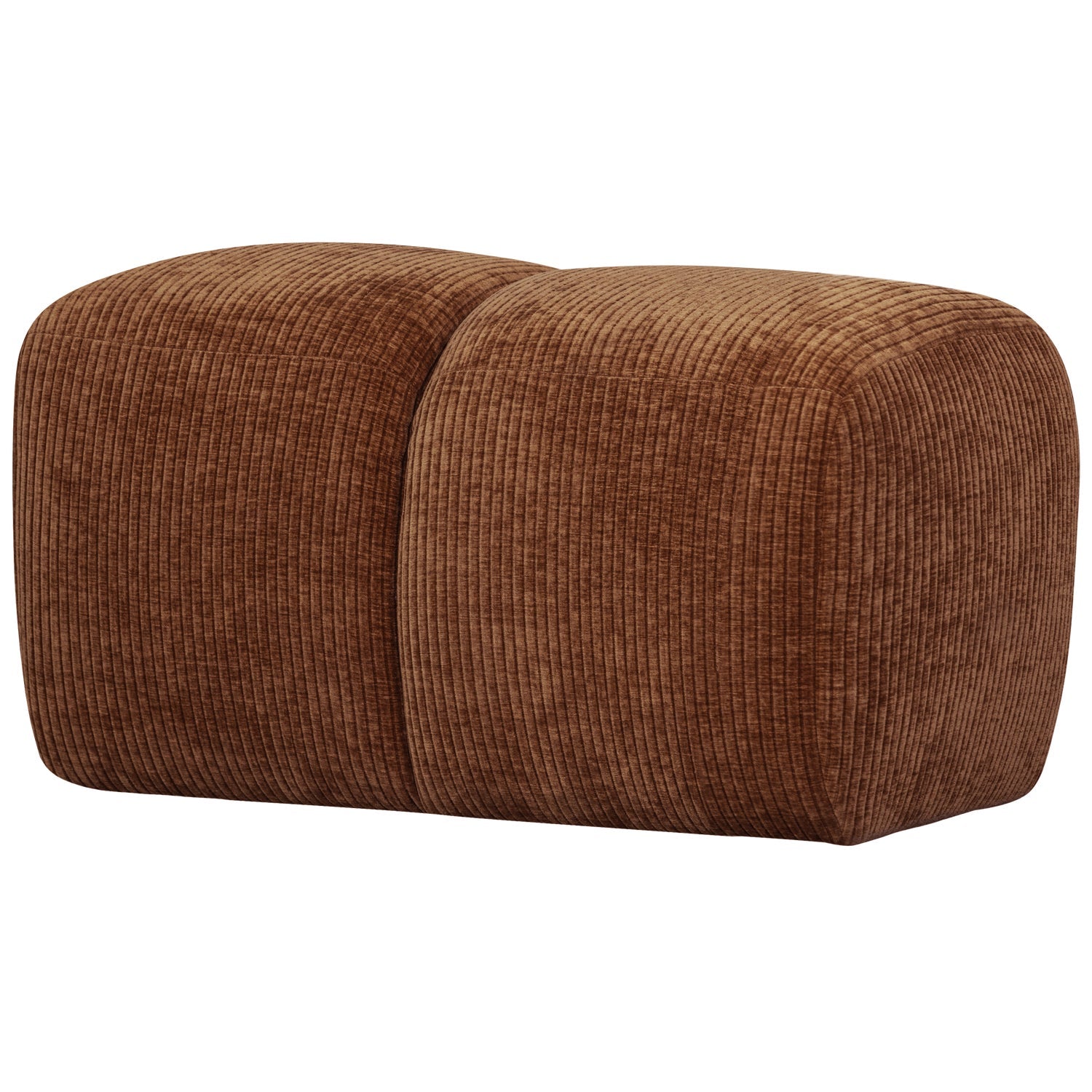 MOJO Puff Rusty Brown Corduroy