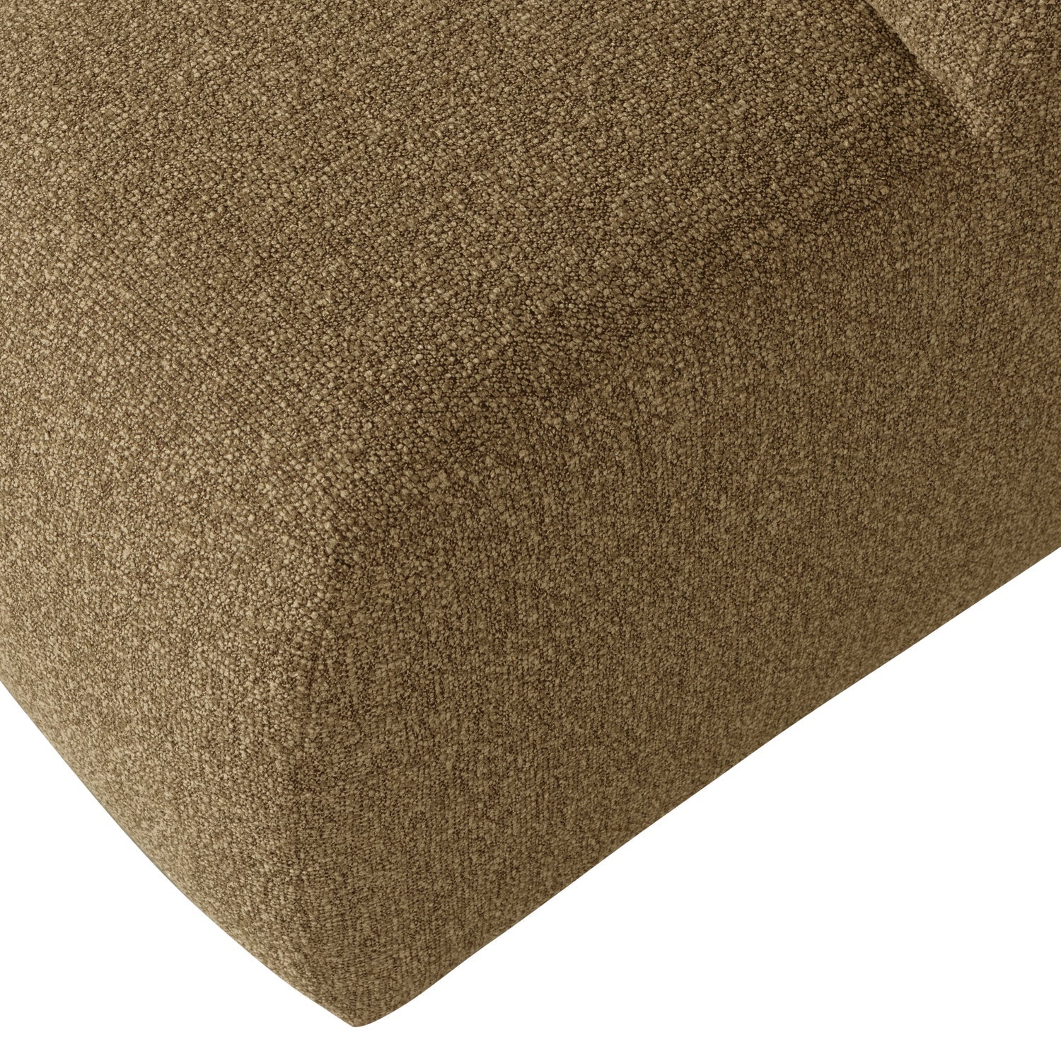 Puf MOJO tmavý medový bouclé