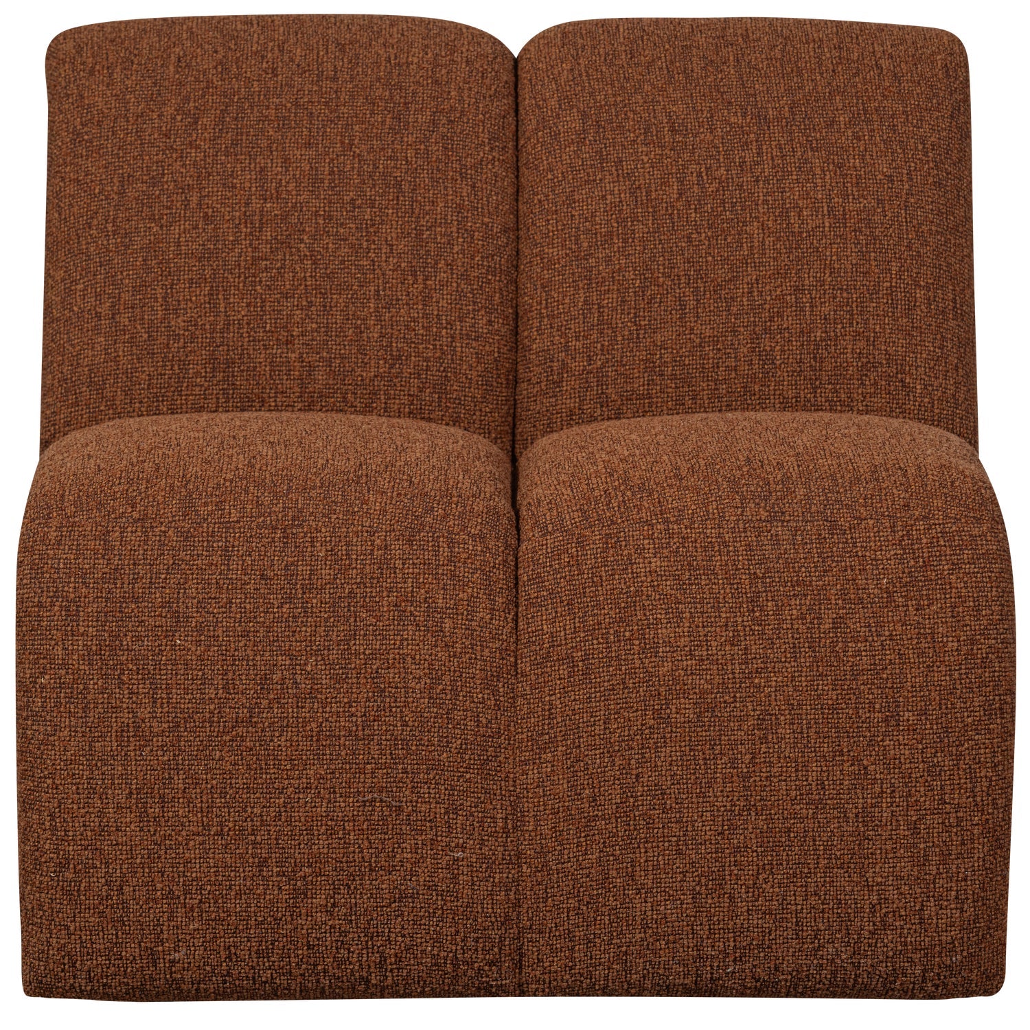 Armchair / MOJO module rust brown bouclé