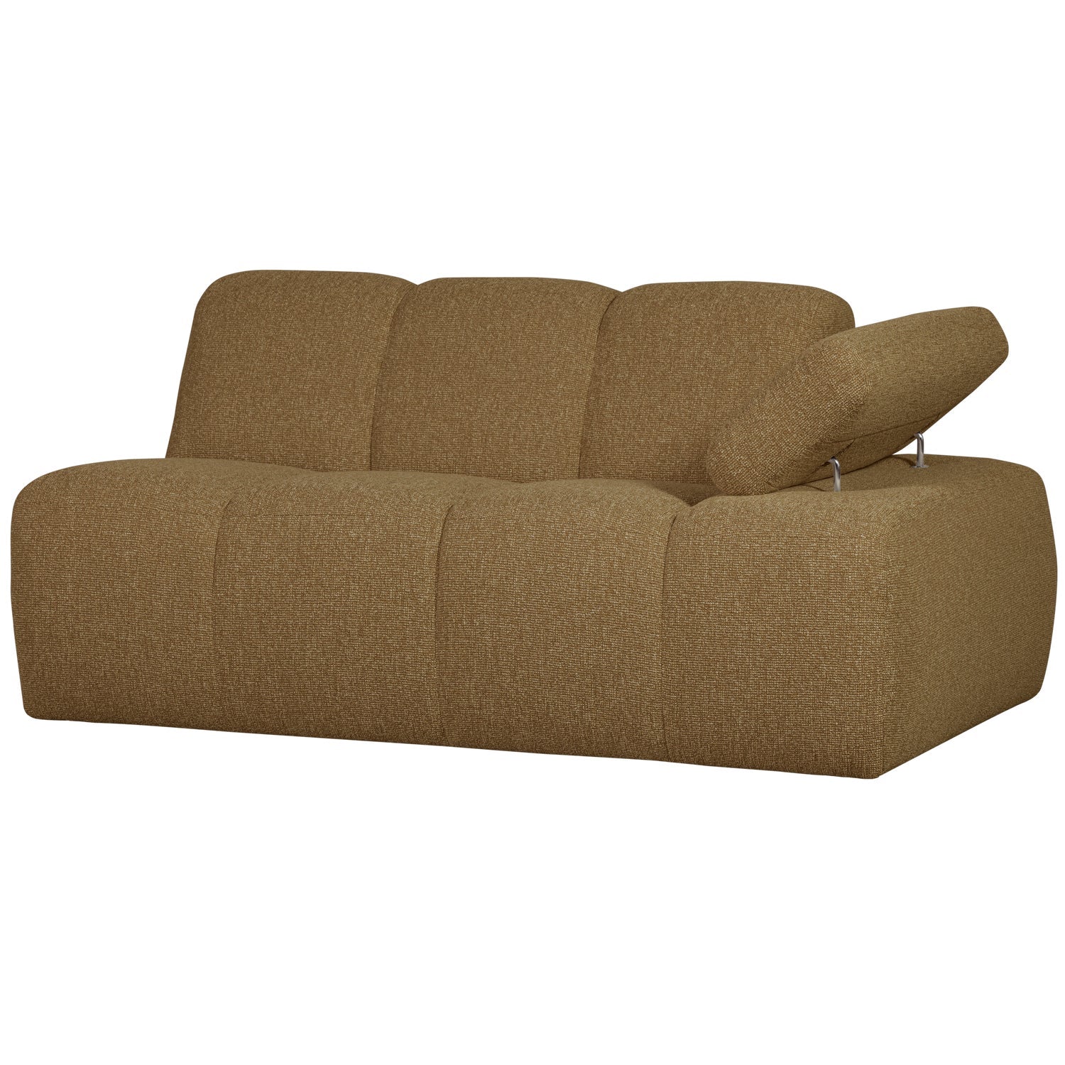 MOJO modular sofa - 1.5-seater right-hand element dark honey bouclé
