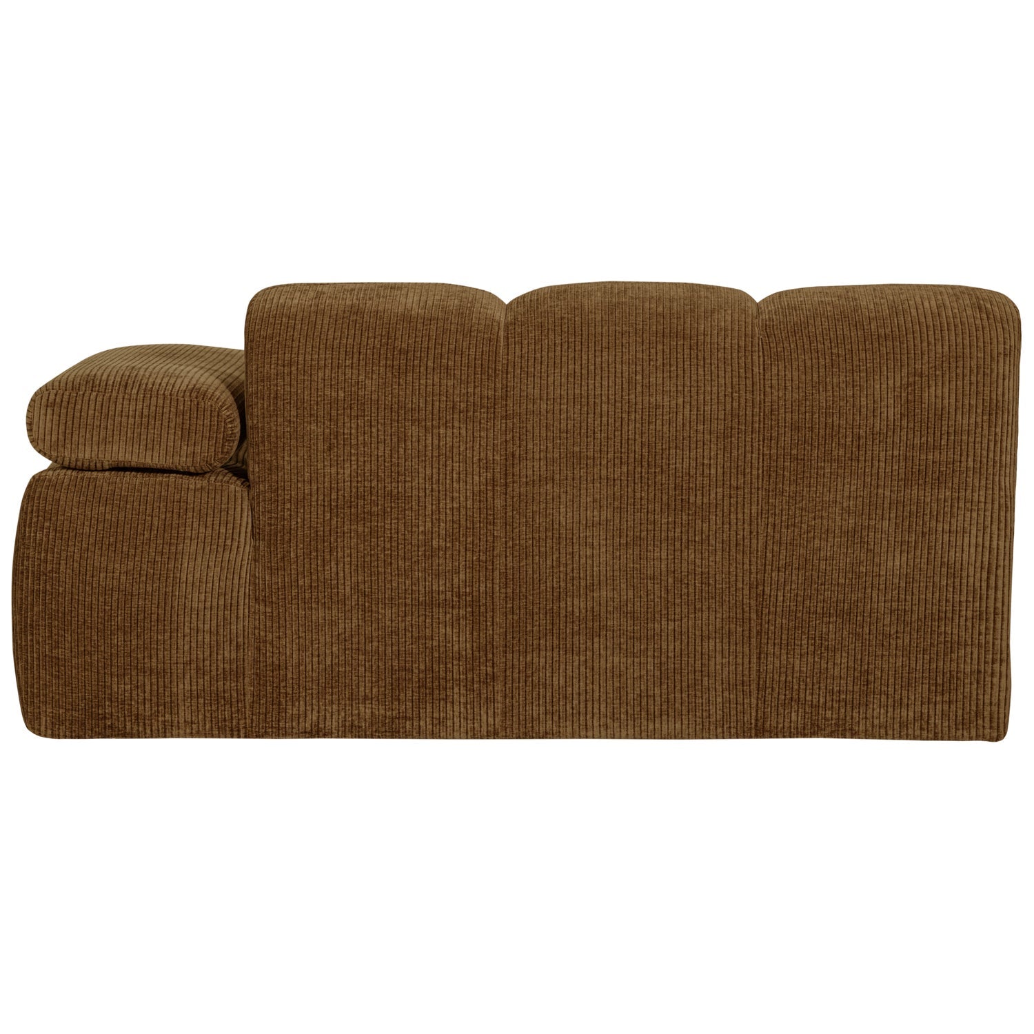 MOJO modular sofa - 1.5-seater right-hand element dark honey corduroy
