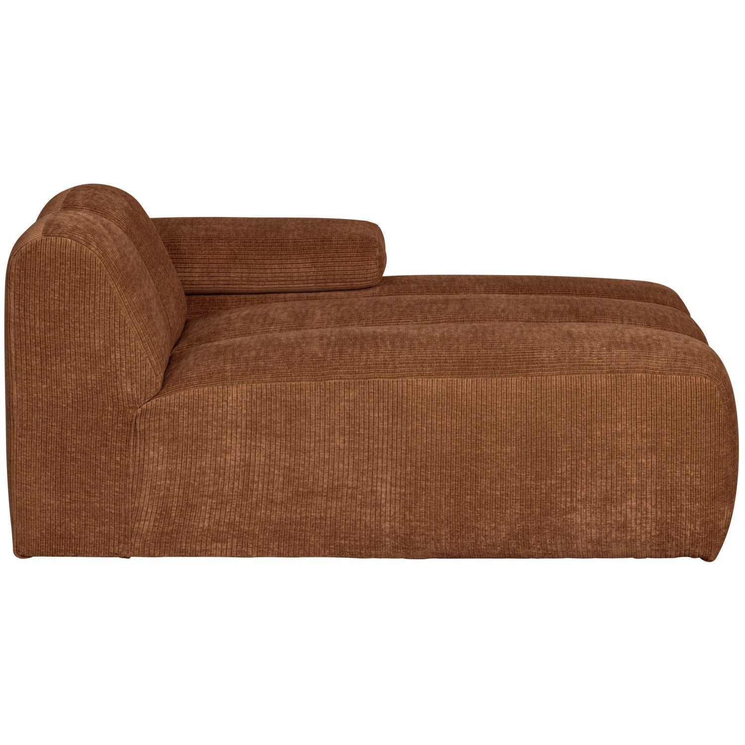 MOJO modular sofa - right-sided brown corduroy chaise longue