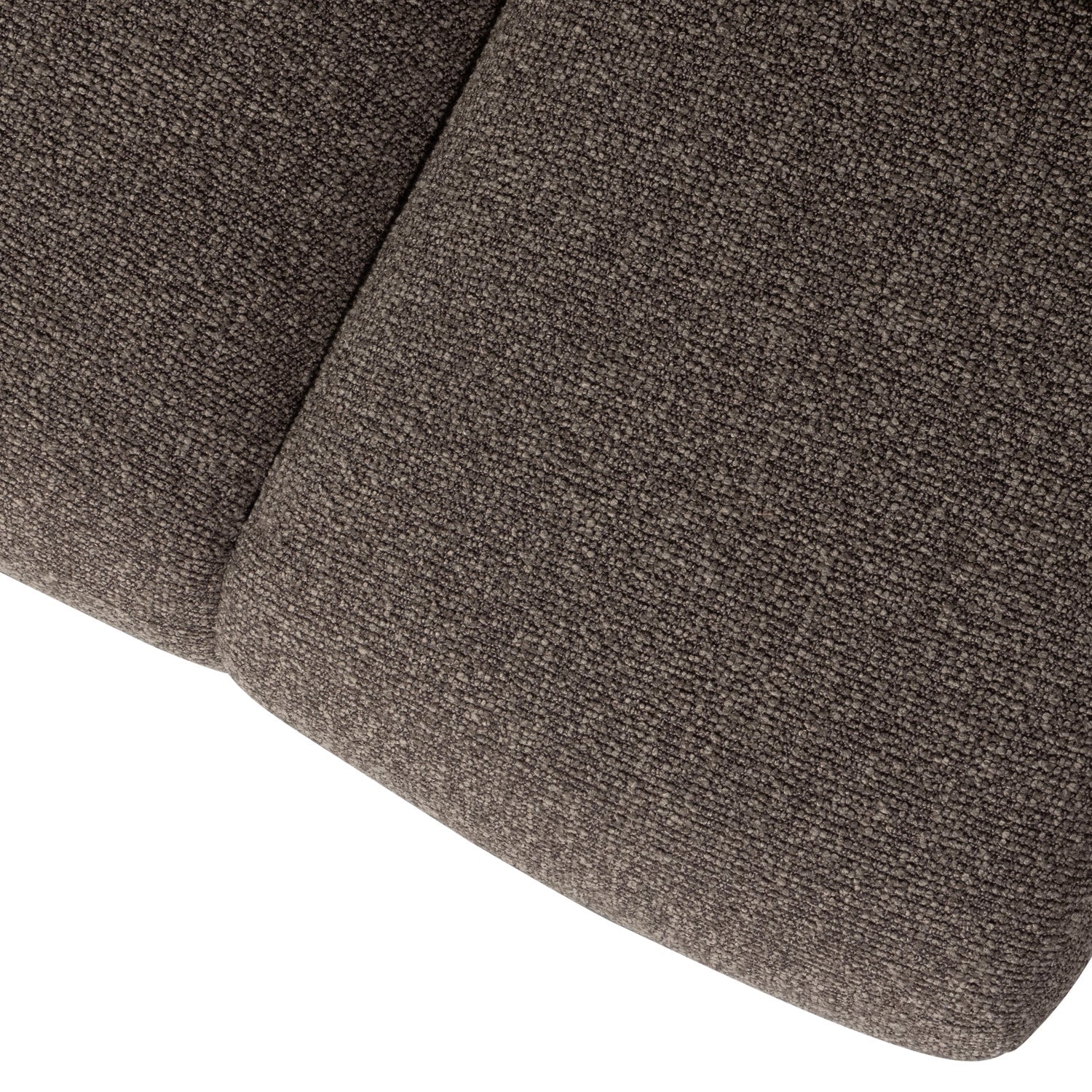 Lavica MOJO tmavohnedý bouclé