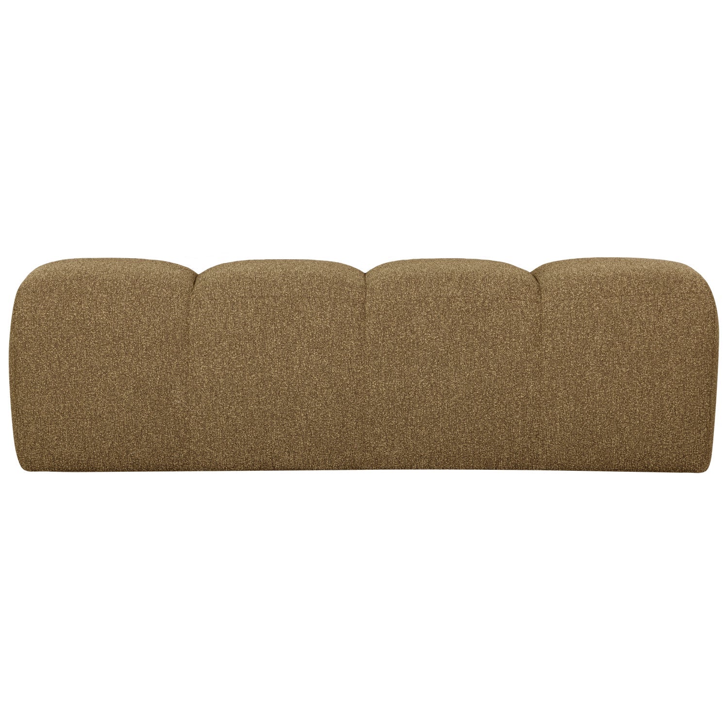 Lavica MOJO tmavý medový bouclé