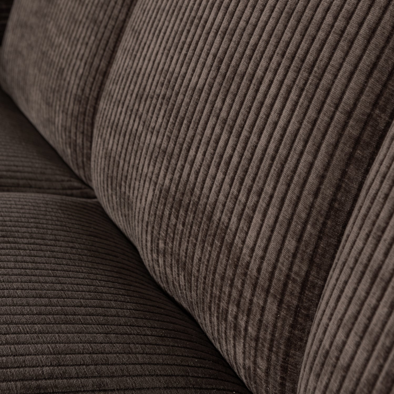 MOJO BENCH Modular Sofa - 3-Seater in Dark Brown Corduroy