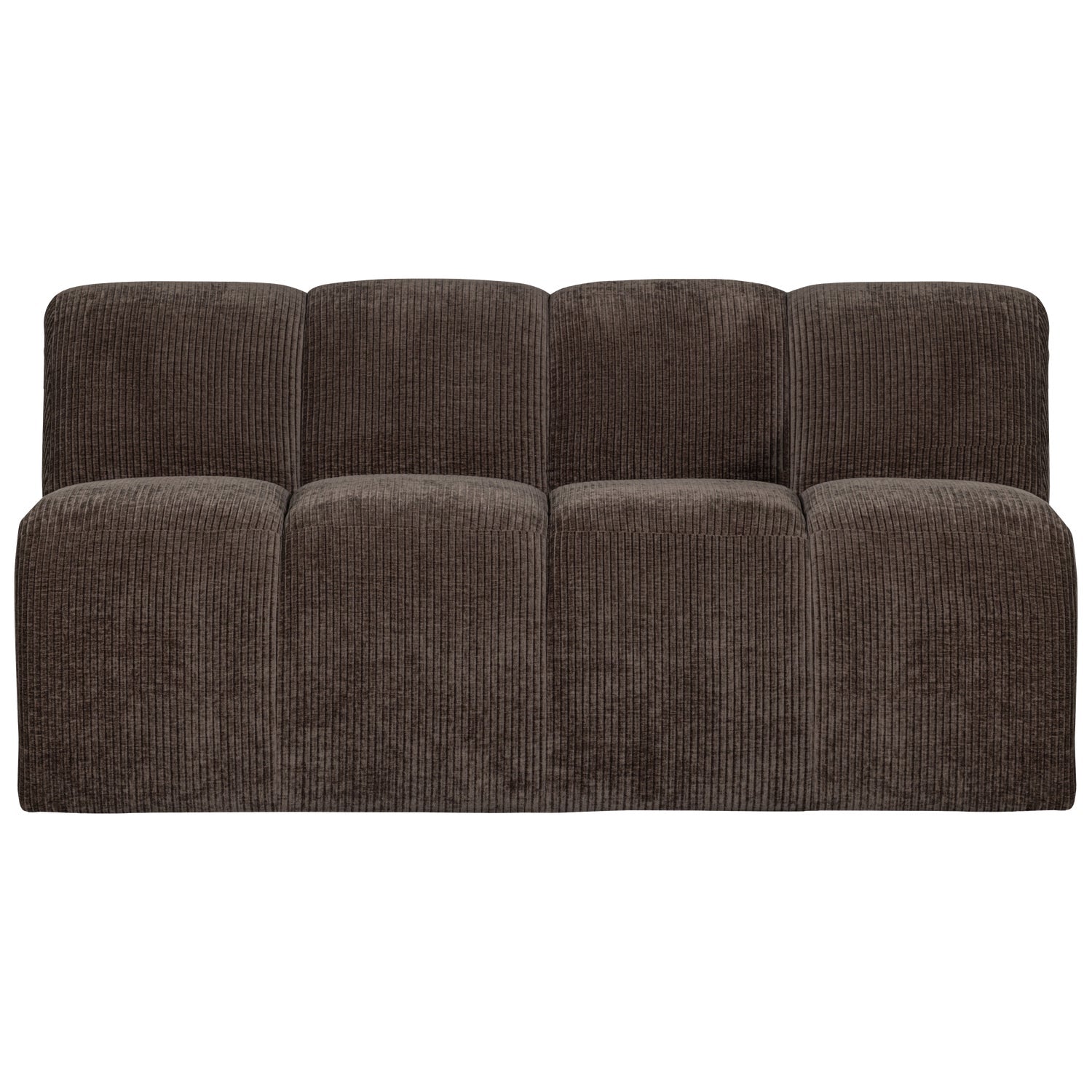 MOJO BENCH Modular Sofa - 3-Seater in Dark Brown Corduroy