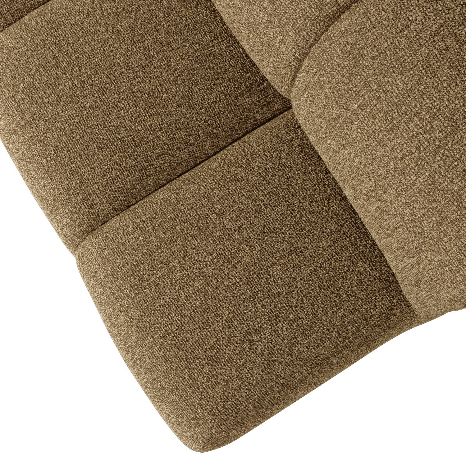 MOJO BENCH Modular Sofa - 3-Seater Element in Dark Honey Bouclé