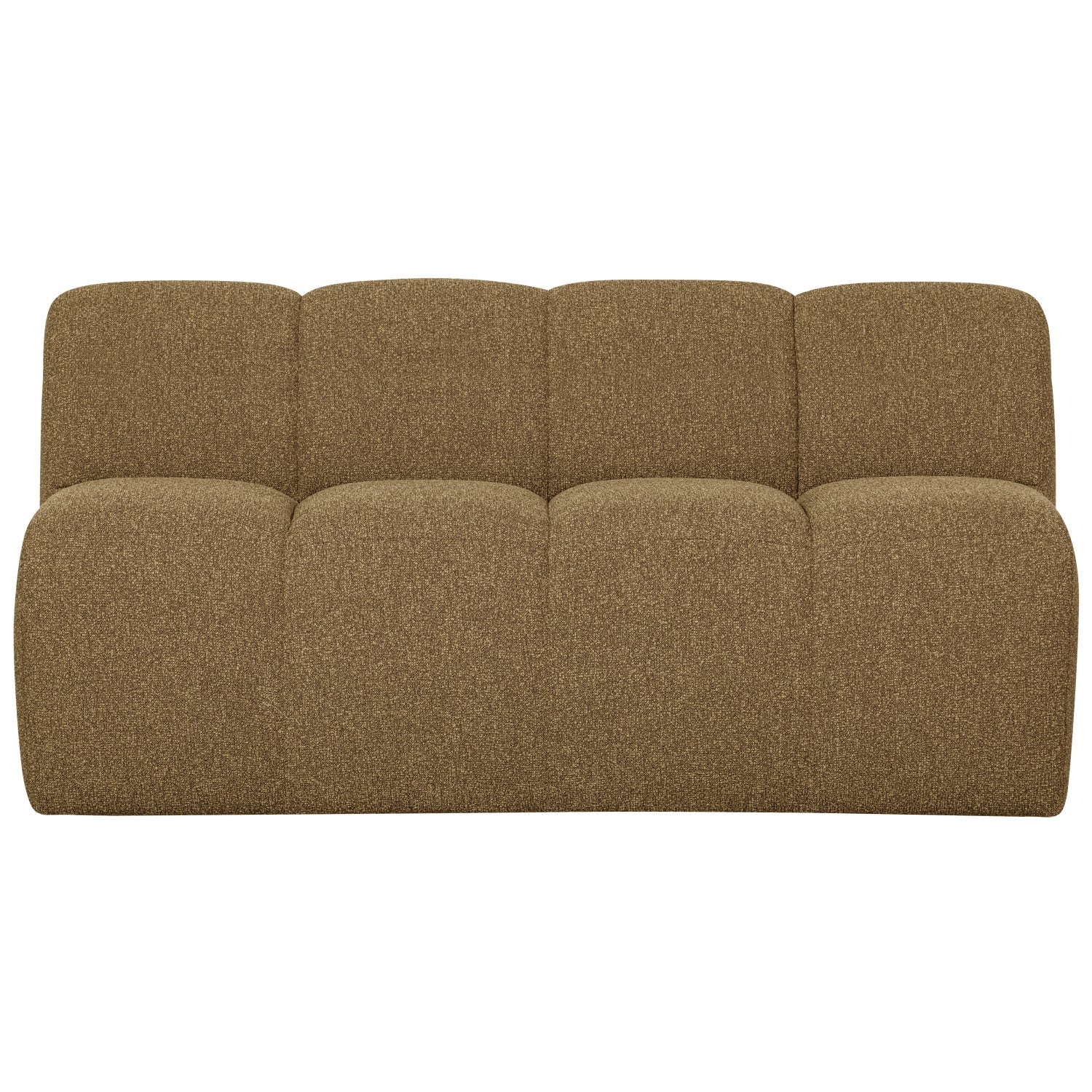 MOJO BENCH Modular Sofa - 3-Seater Element in Dark Honey Bouclé