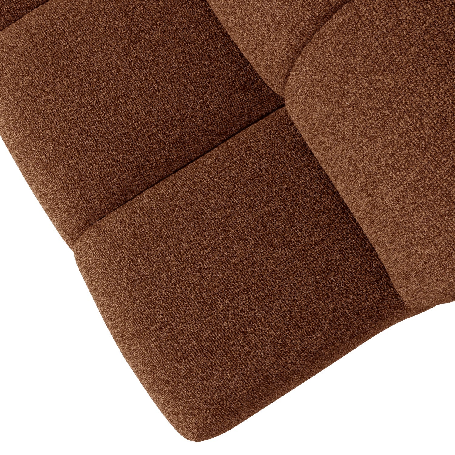 MOJO modular sofa - 3-seater brown bouclé element