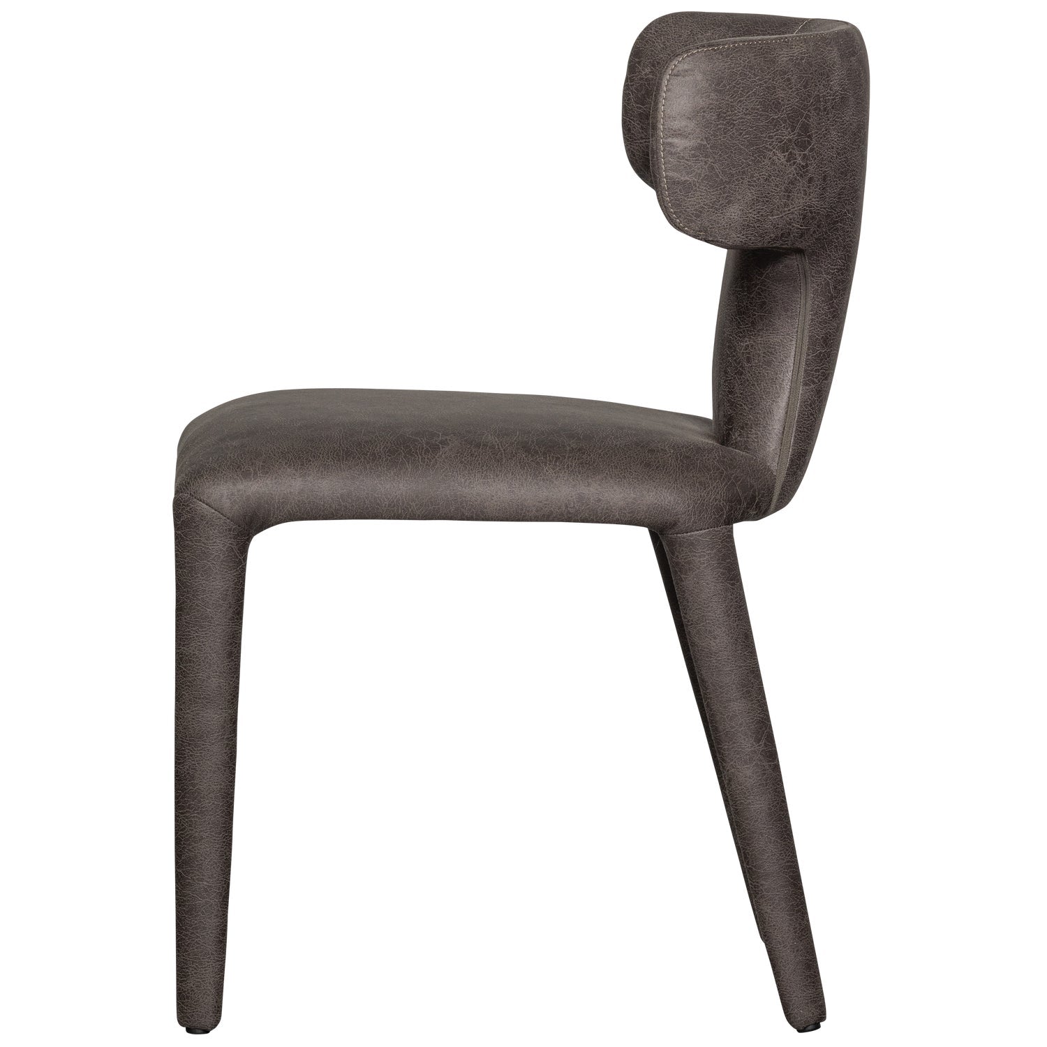 PERMIT Chair Dark Brown Eco-Leather