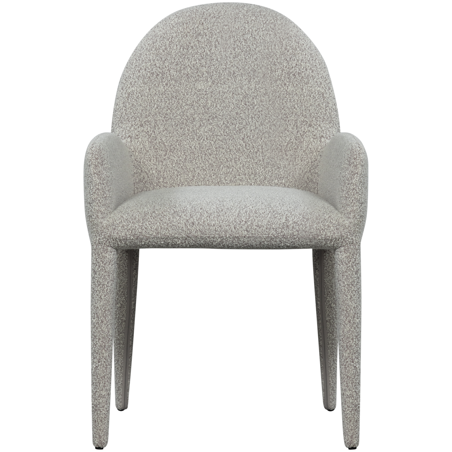 Stolička ELEGANCE šedý bouclé