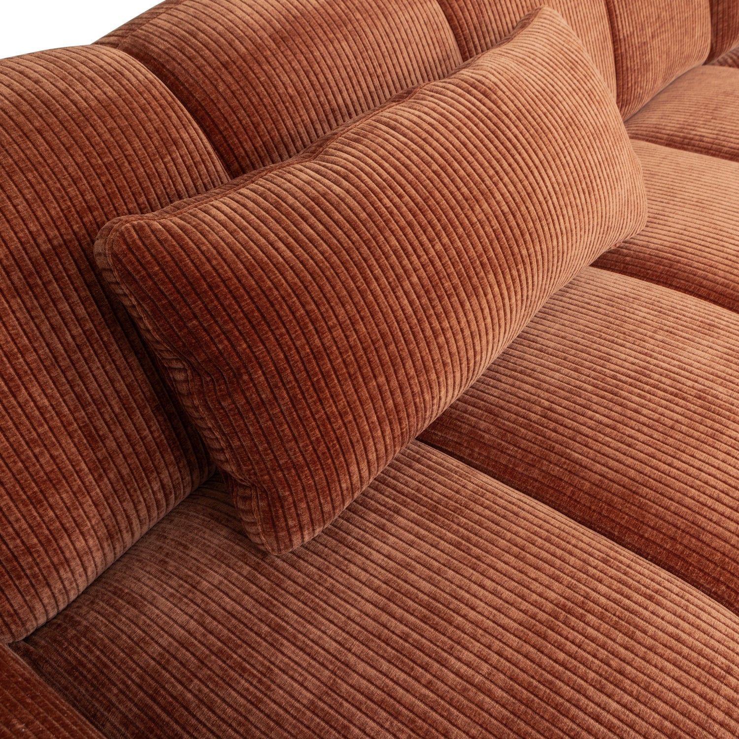 Vankúš MOJO hnedý zamat