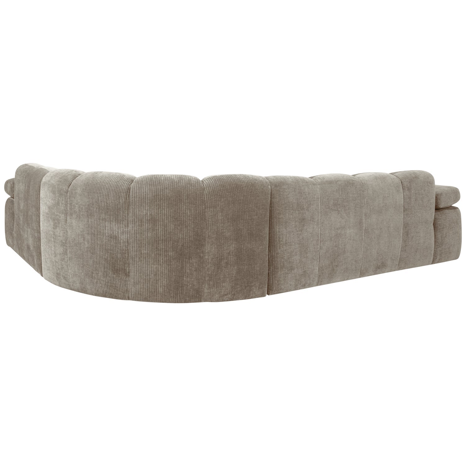 Modulový rohový gauč pravostranný pre 6 osôb MOJO tmavý pieskový zamat