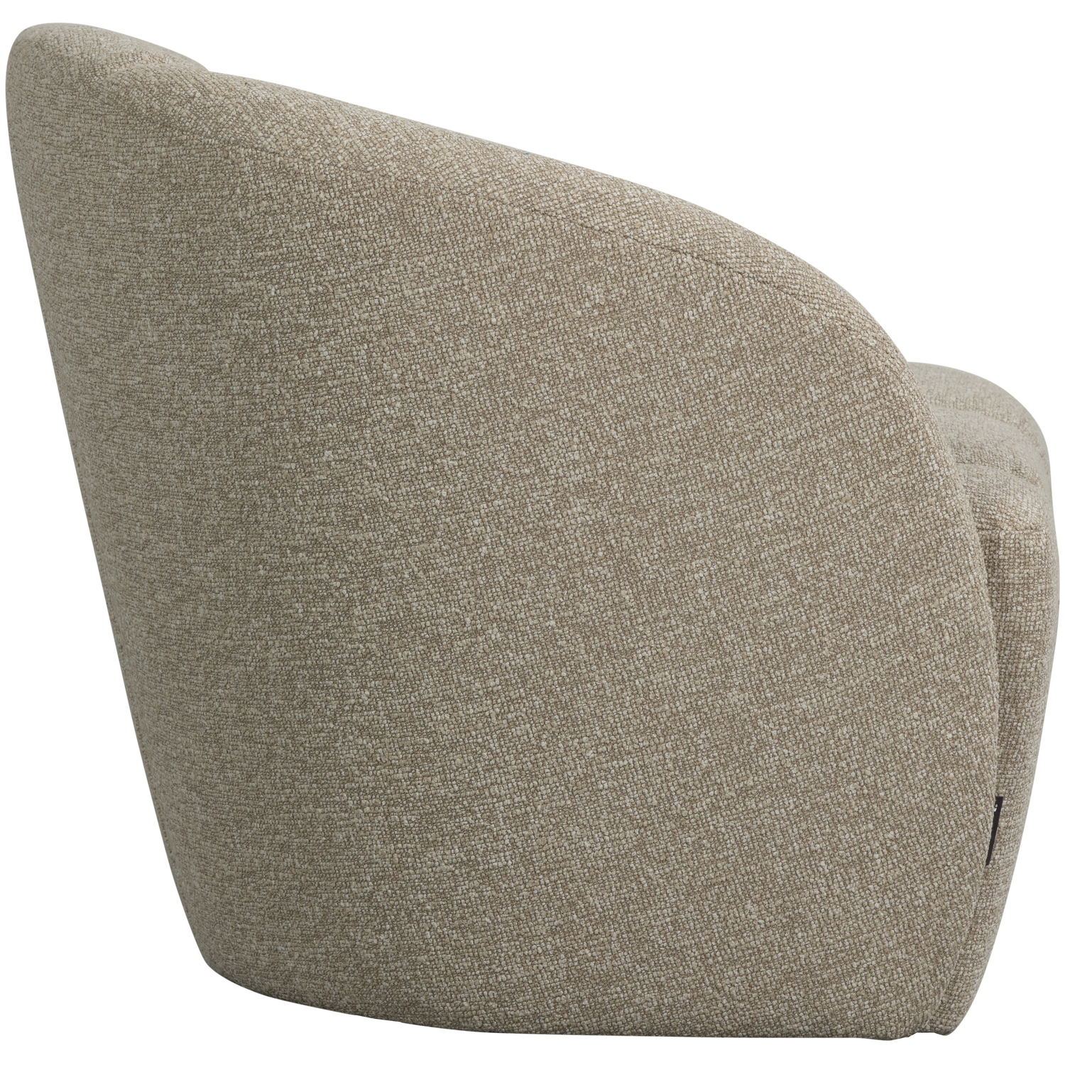 Left-facing 2-seater Sofa MOJO sand mélange boucle