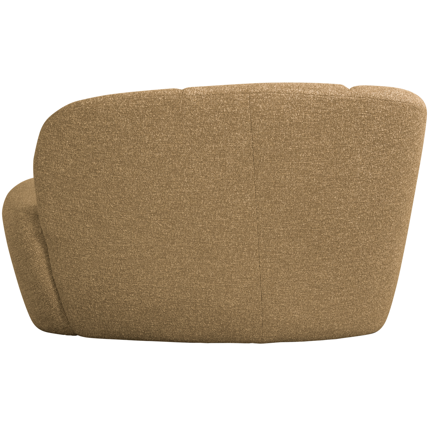 Left-facing 2-seater Sofa MOJO honey mélange boucle