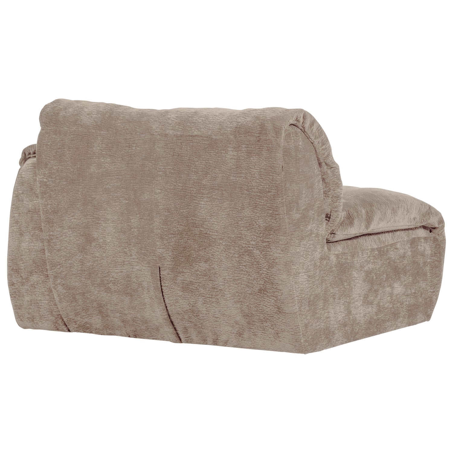 Modulárna pohovka BAGGY 3D - pravý prvok pieskový