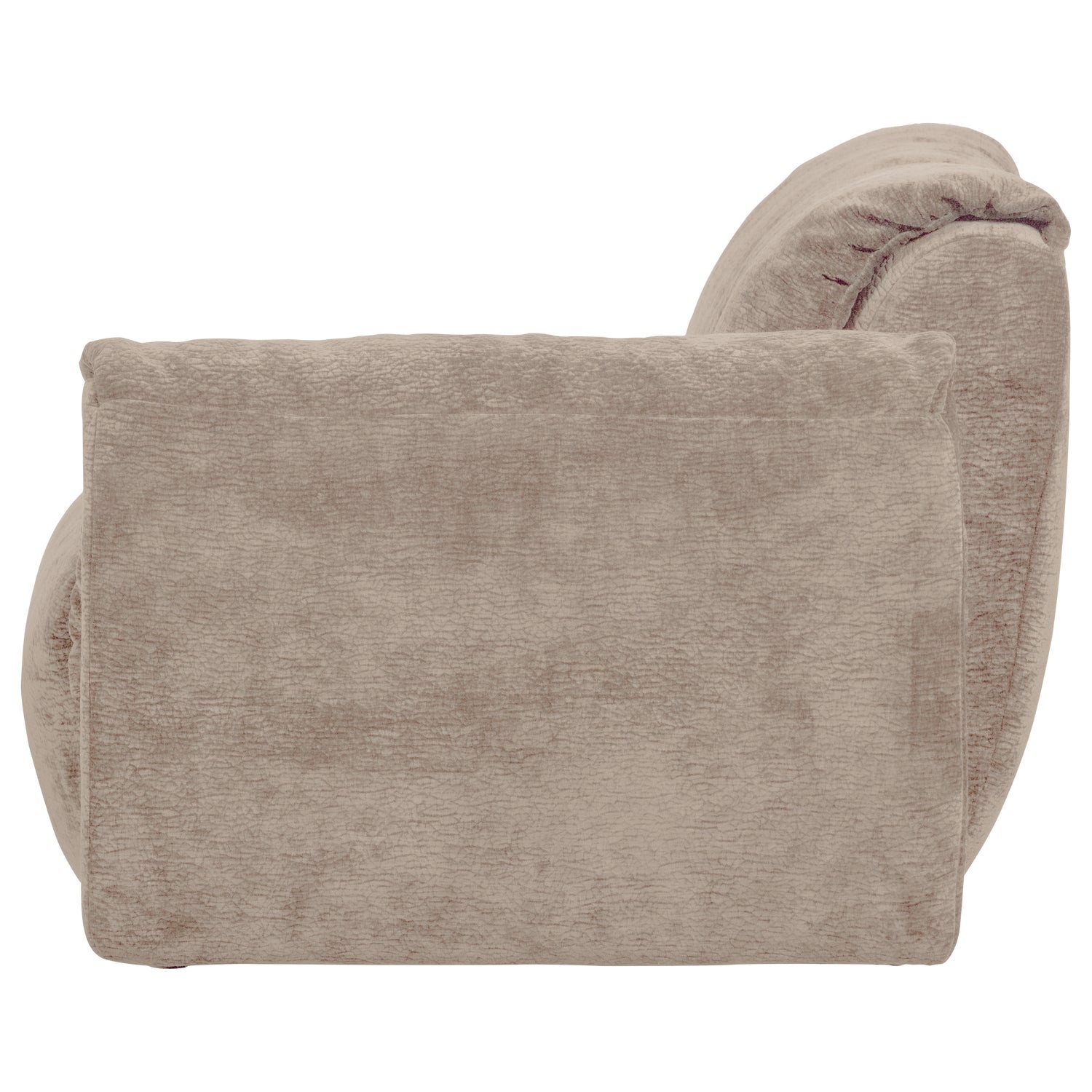 Modulárna pohovka BAGGY 3D - pravý prvok pieskový