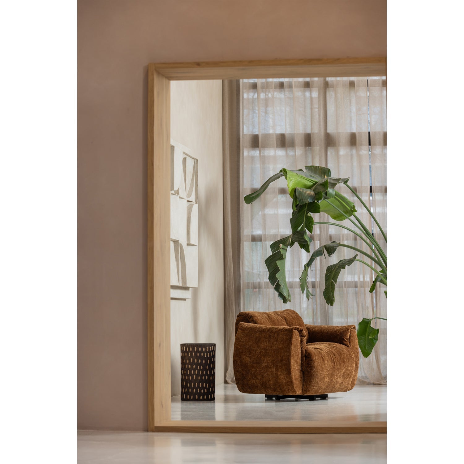 Otočný fotel BAGGY 3D hnedý