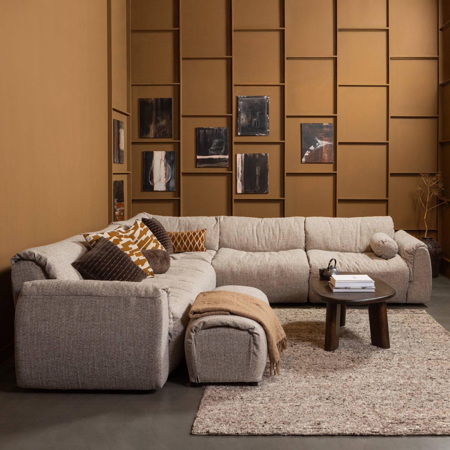 Modulárna pohovka BAGGY - šedý prvok