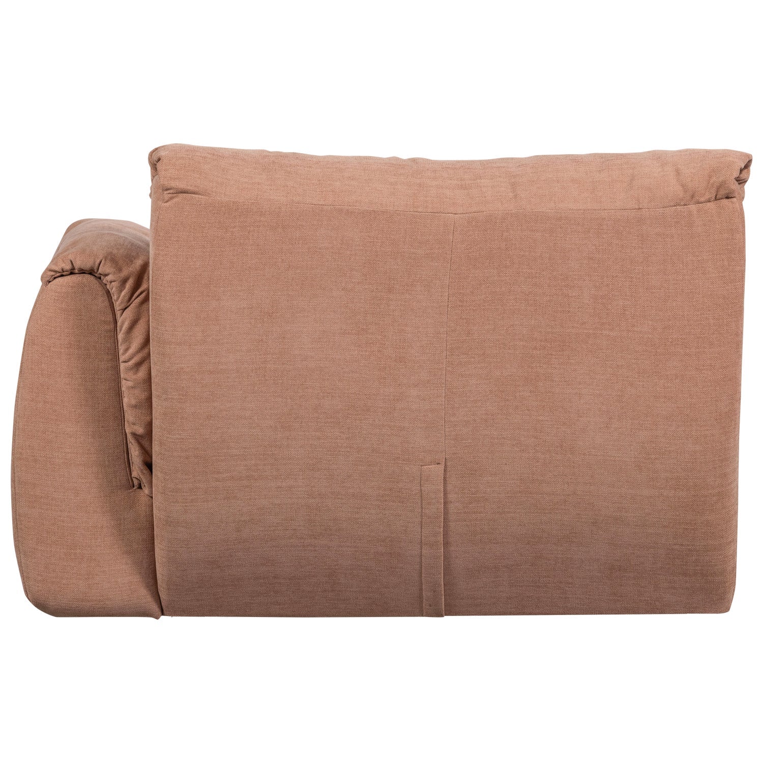 Modulárna pohovka BAGGY - pravý prvok ružový