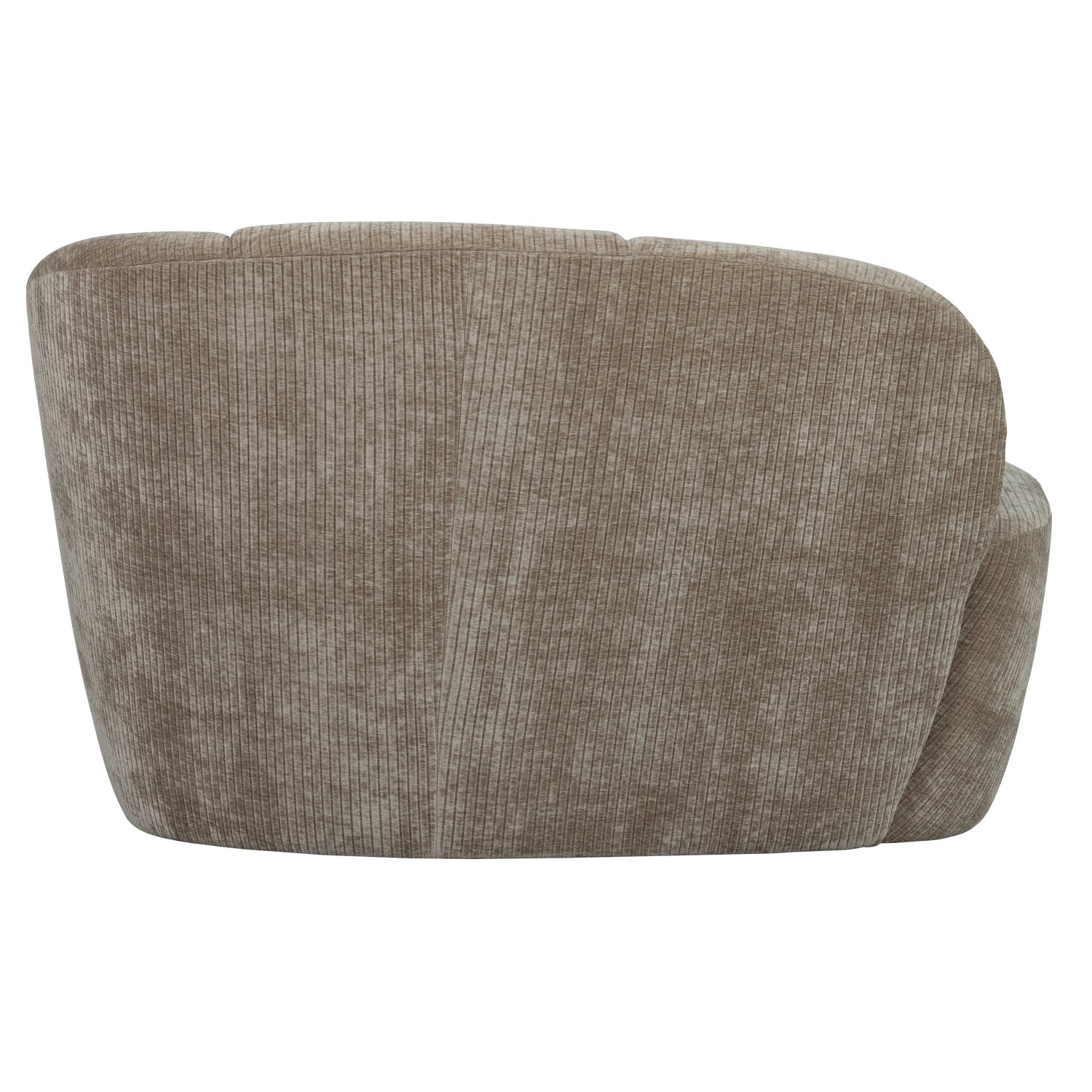 Right-facing 2-seater sofa MOJO dark sandy corduroy