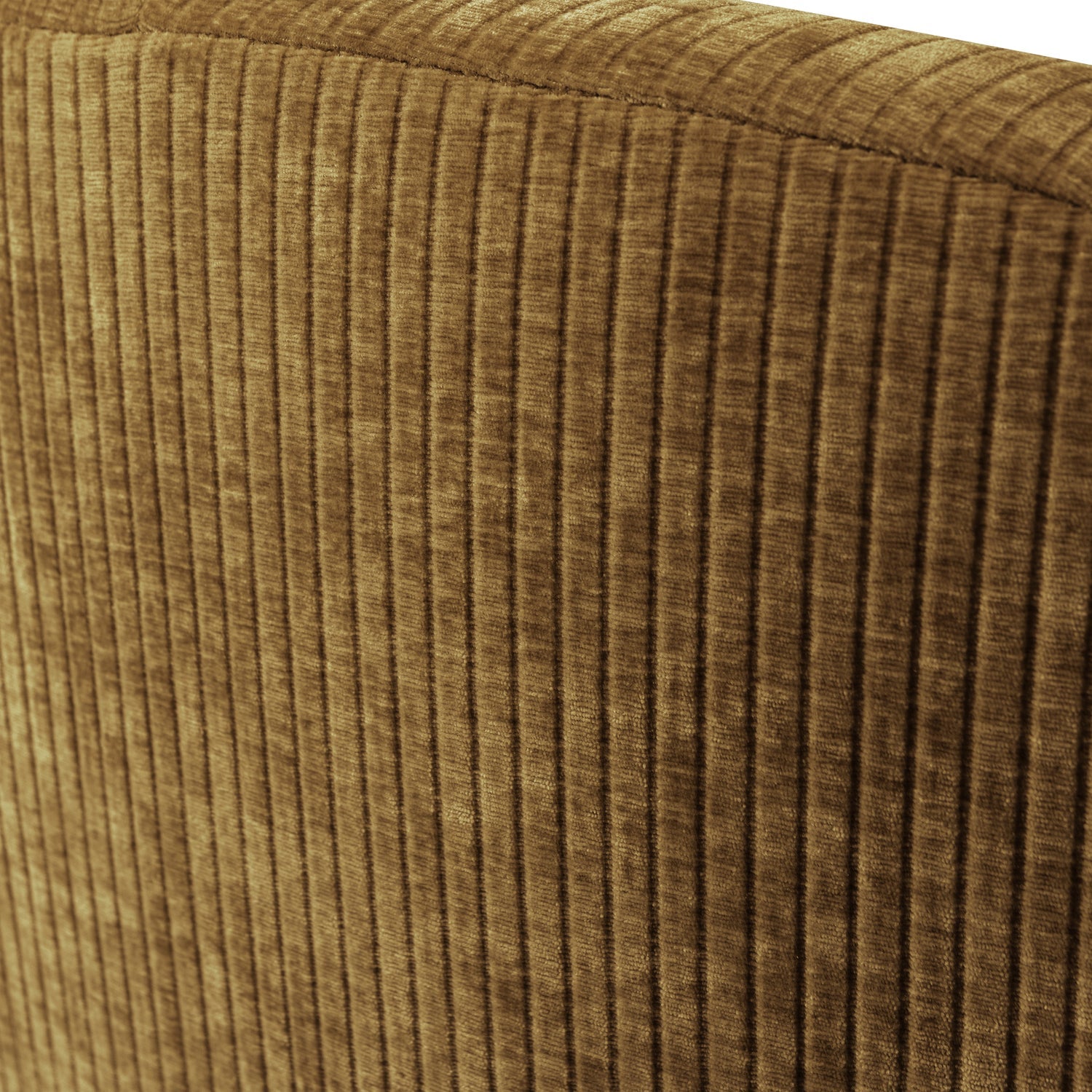 Pohovka pravostranná 2-osobová MOJO tmavý medový zamat