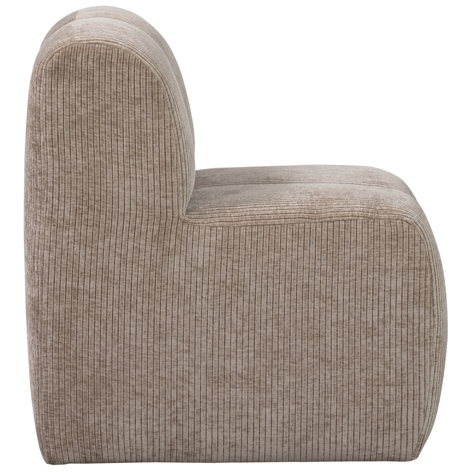 Armchair / MOJO BENCH module sand corduroy