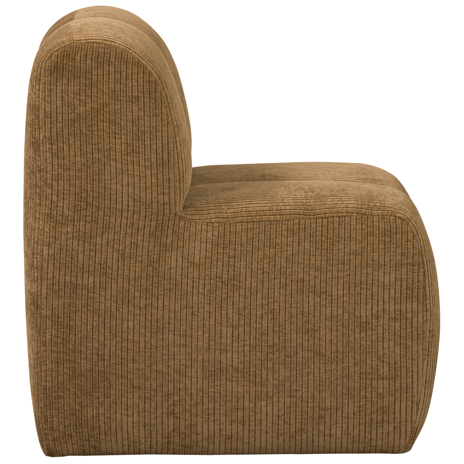 Fotel / modul MOJO BENCH medový zamat