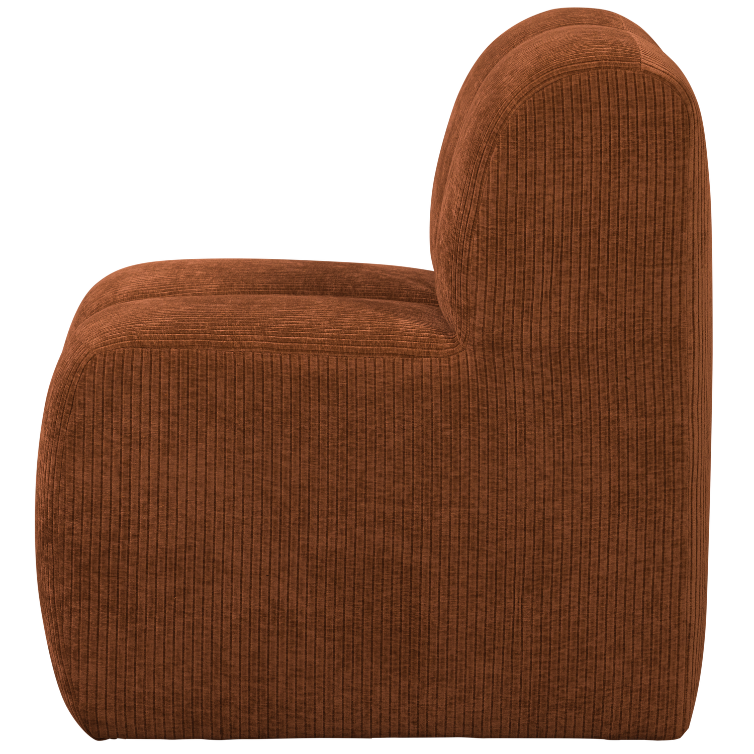 Fotel / modul MOJO BENCH hrdzavohnedý zamat