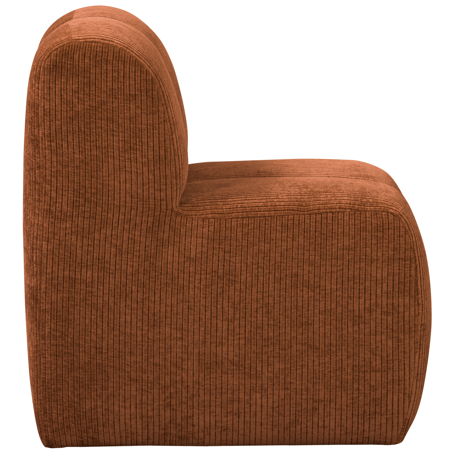 Fotel / modul MOJO BENCH hrdzavohnedý zamat