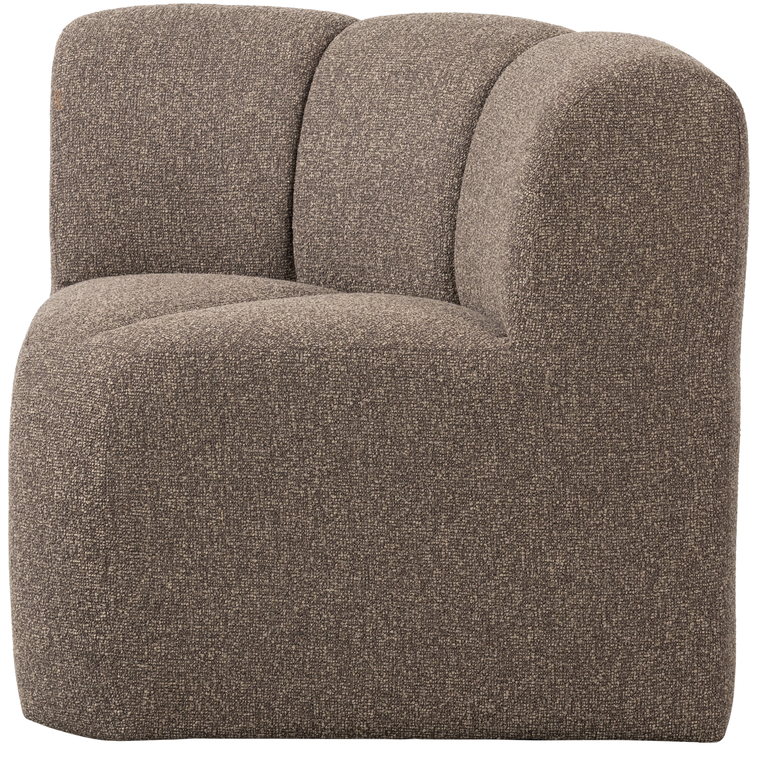 MOJO BENCH Modular Sofa - Brown Mélange Boucle Corner Element