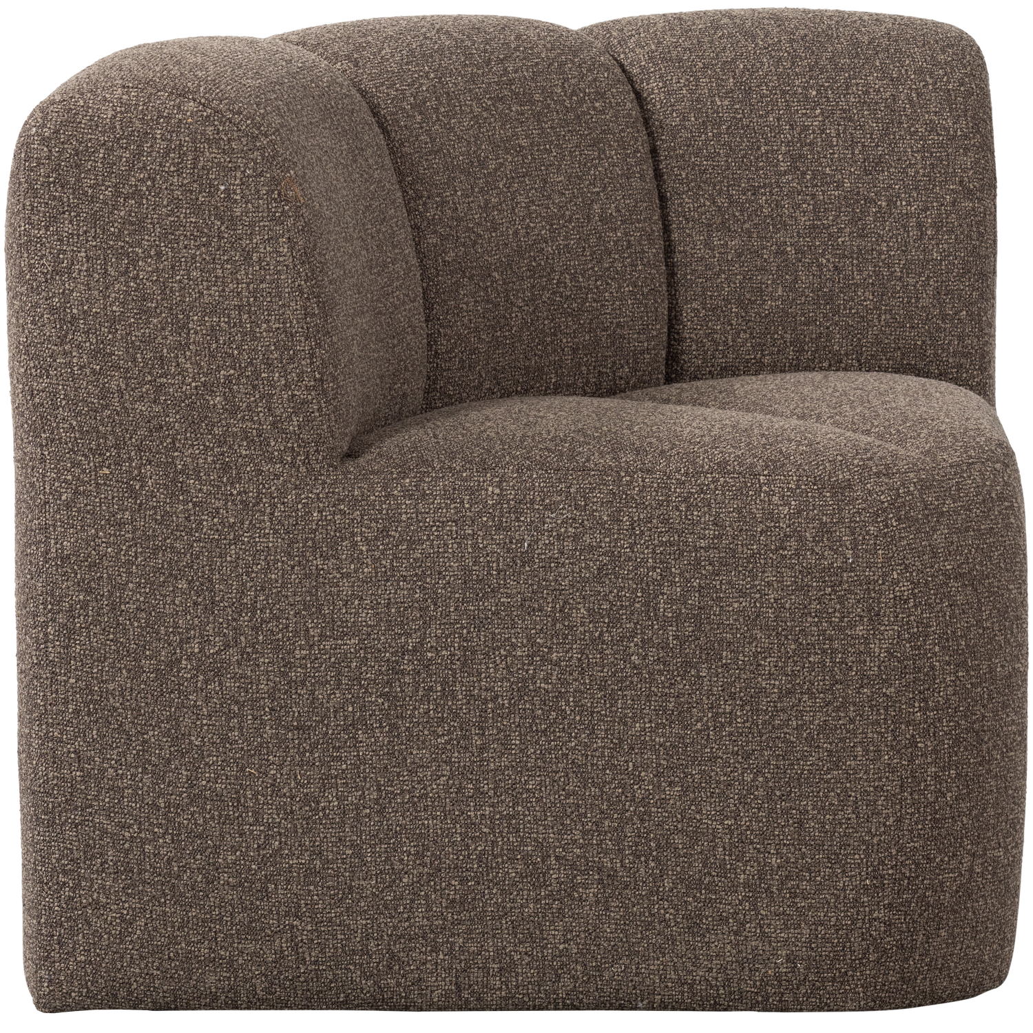 MOJO BENCH Modular Sofa - Brown Mélange Boucle Corner Element