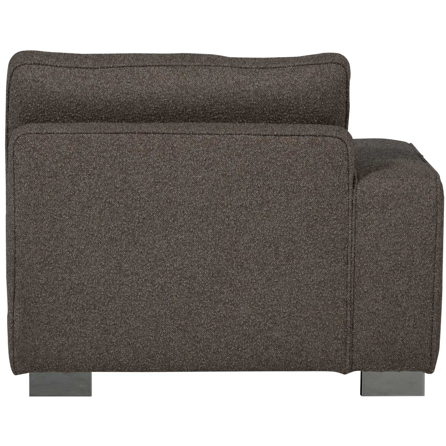 Sofa LAZY - modul koncový ľavostranný antracitový bouclé